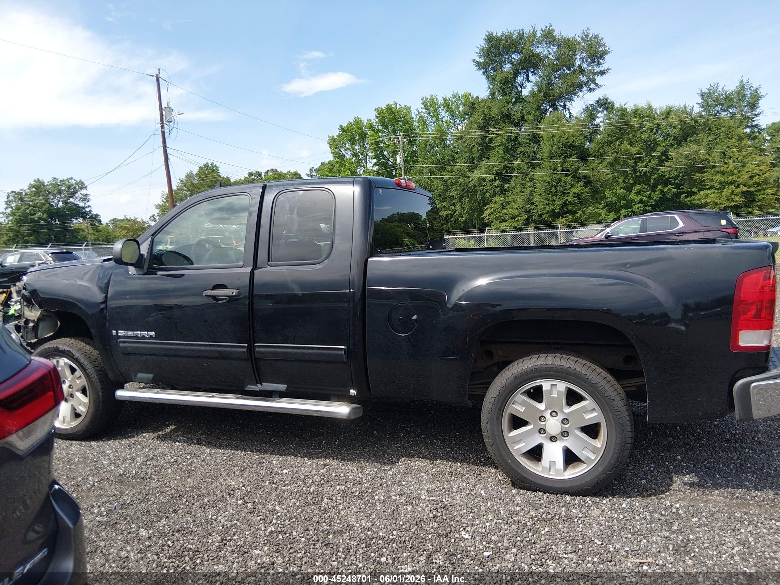 2007 Gmc Sierra 1500 Sle2 Black vin: 2GTEC19J471590524