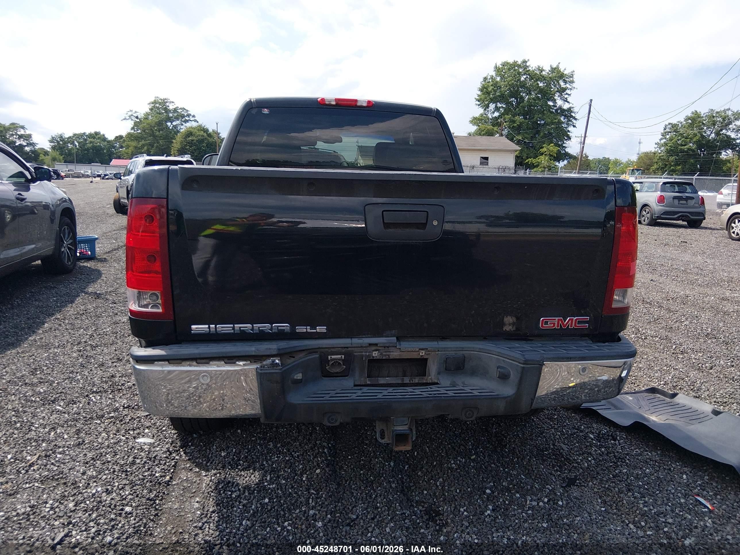 2007 Gmc Sierra 1500 Sle2 Black vin: 2GTEC19J471590524