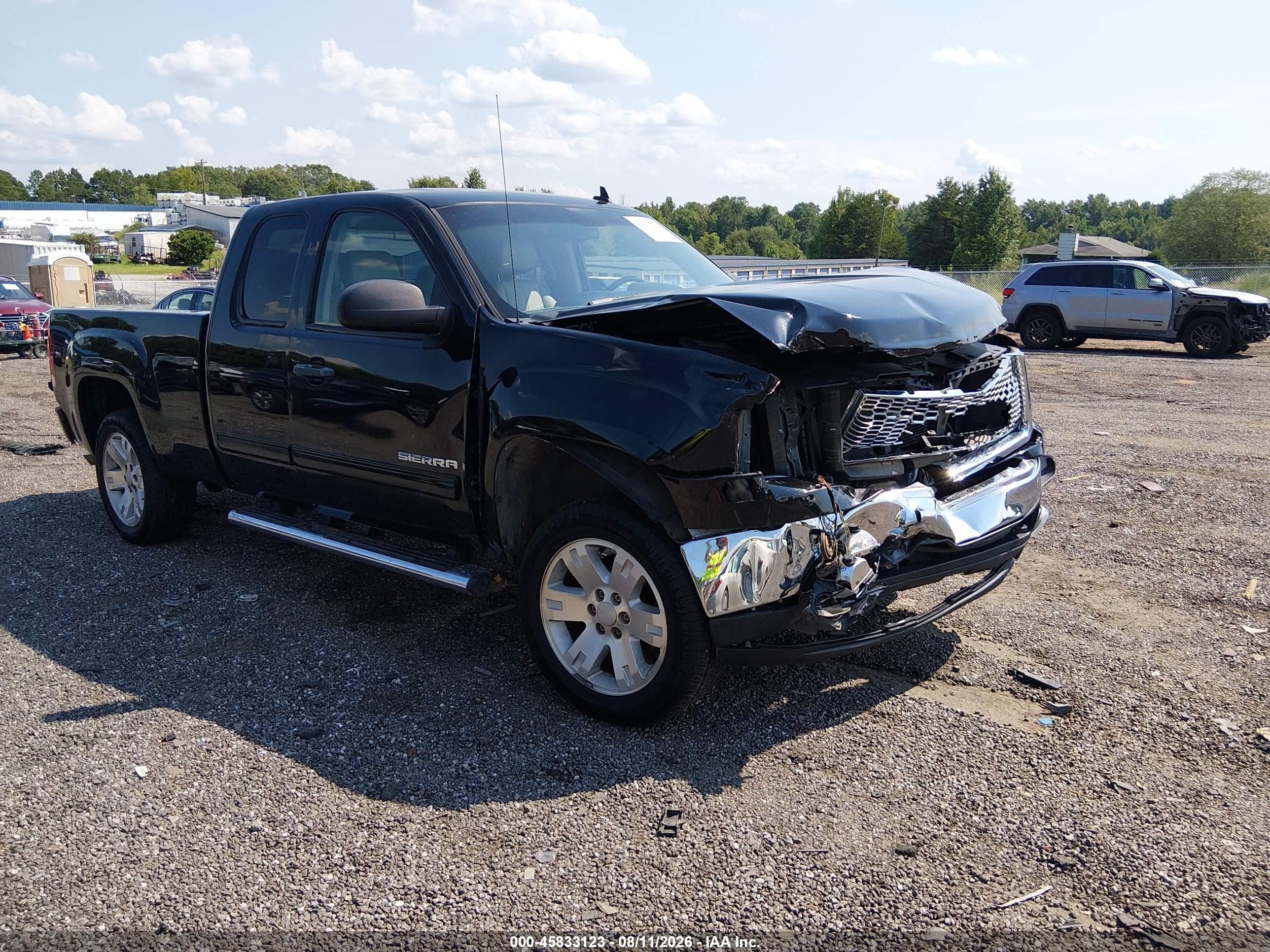 2007 Gmc Sierra 1500 Sle2 Черный vin: 2GTEC19J471590524