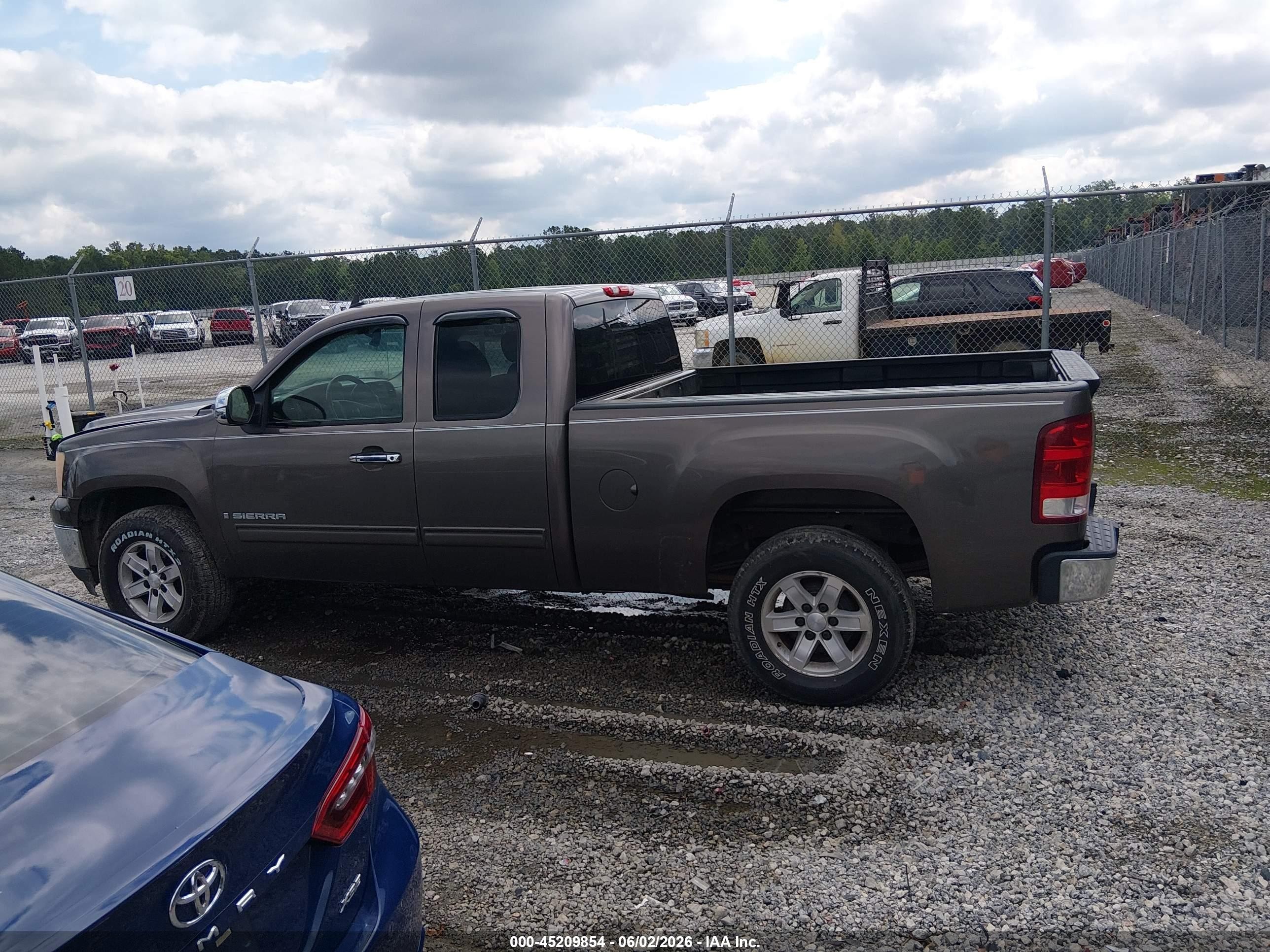 2008 Gmc Sierra 1500 Sle1 Gray vin: 2GTEC19J681125423