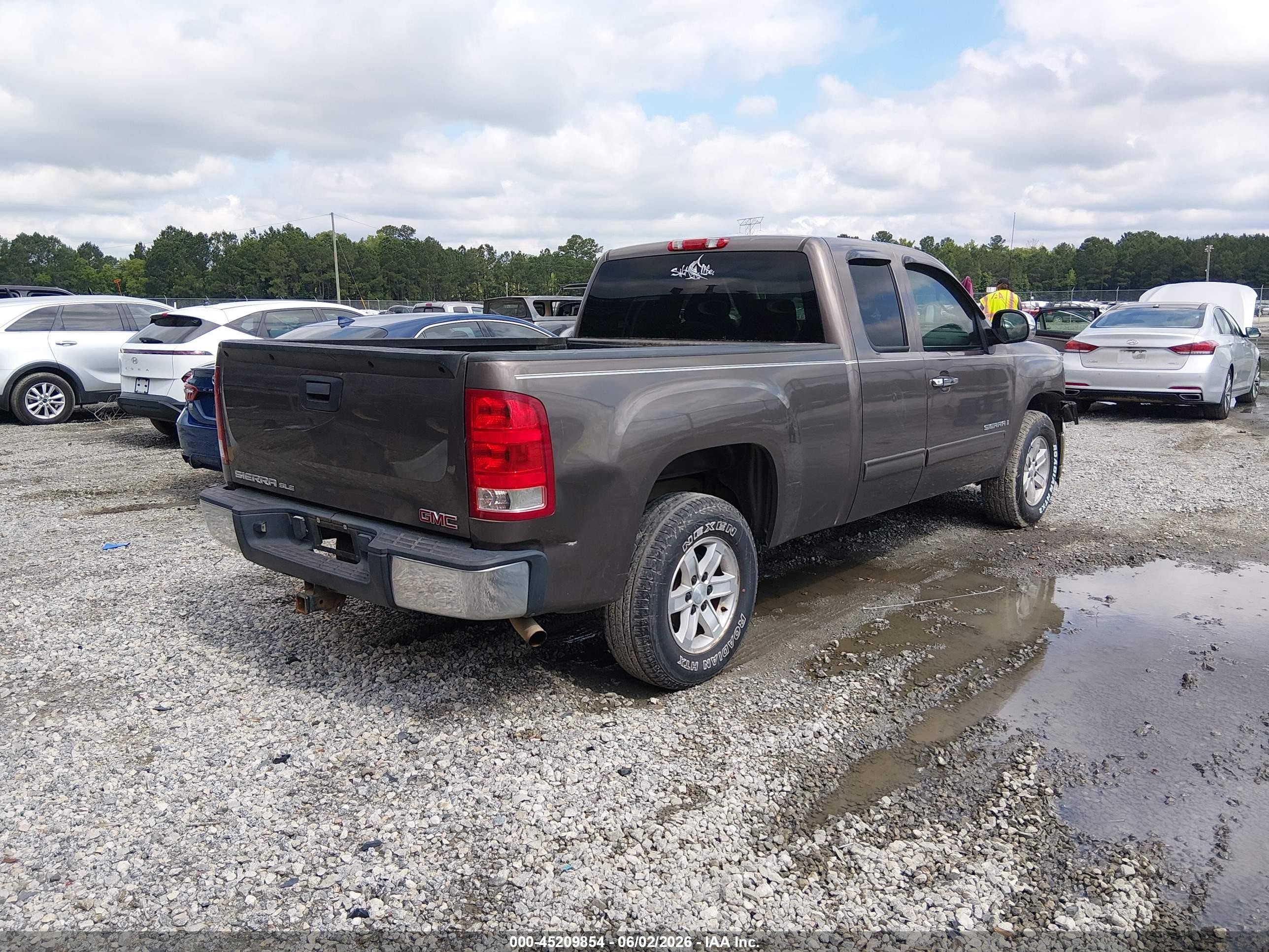 2008 Gmc Sierra 1500 Sle1 Gray vin: 2GTEC19J681125423