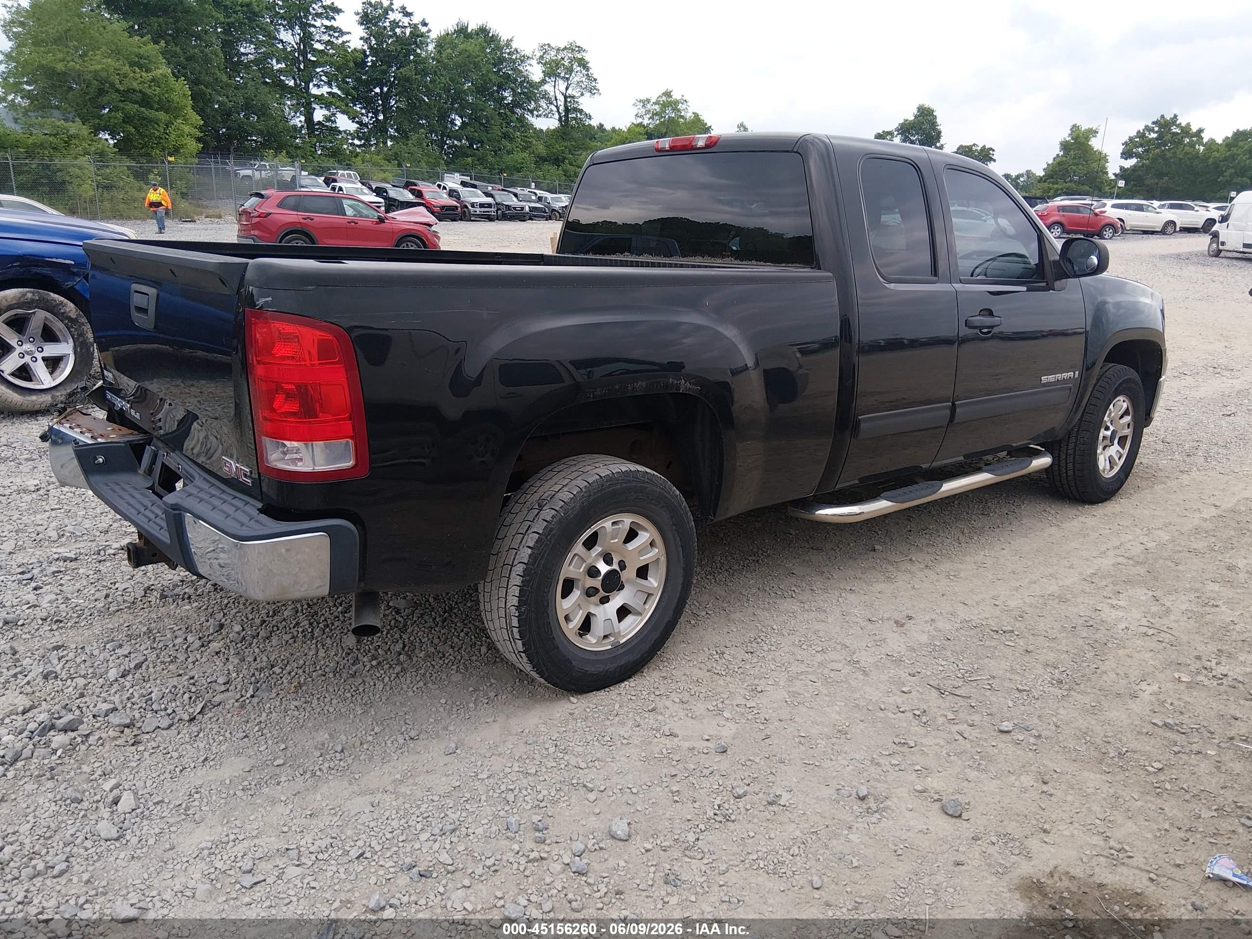 2007 Gmc Sierra 1500 Sle1 Black vin: 2GTEC19J871724791