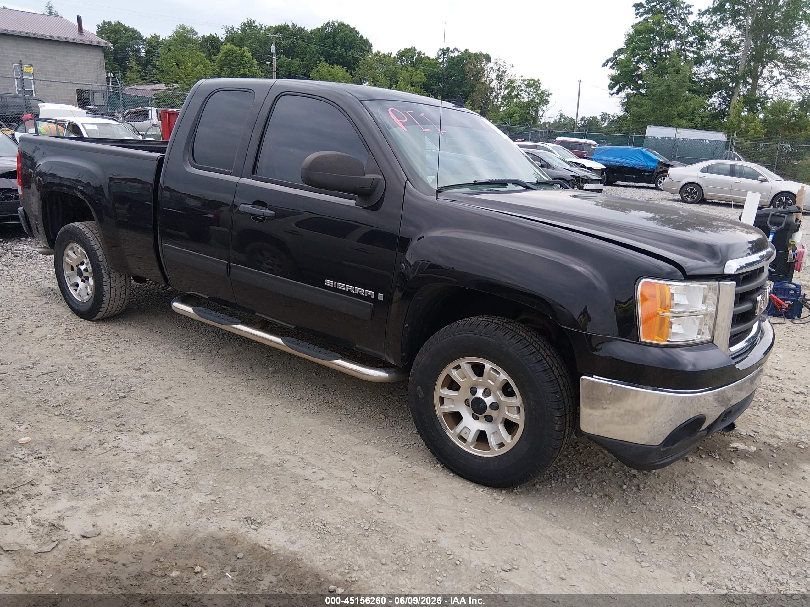2007 Gmc Sierra 1500 Sle1 Black vin: 2GTEC19J871724791