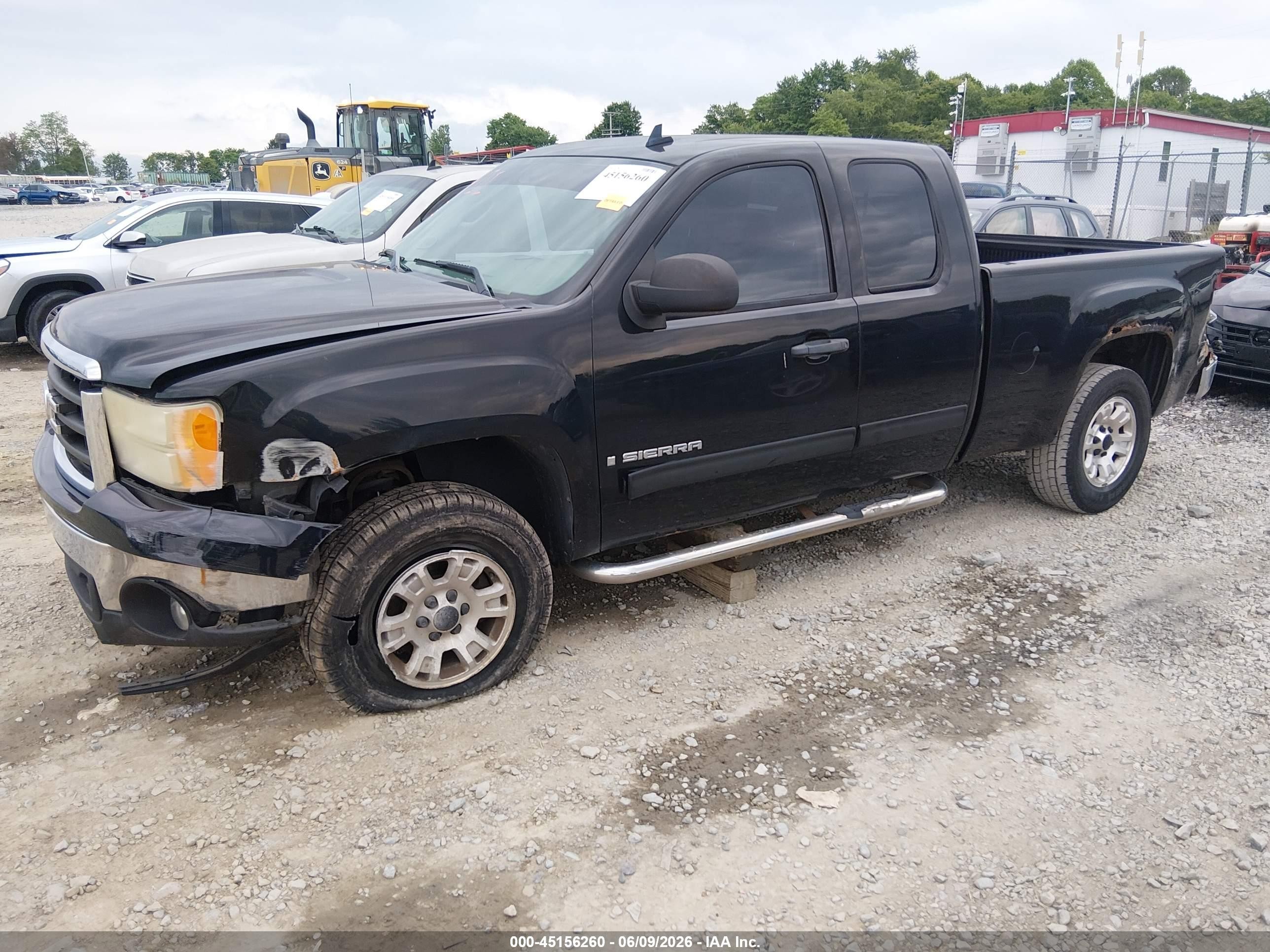 2007 Gmc Sierra 1500 Sle1 Black vin: 2GTEC19J871724791