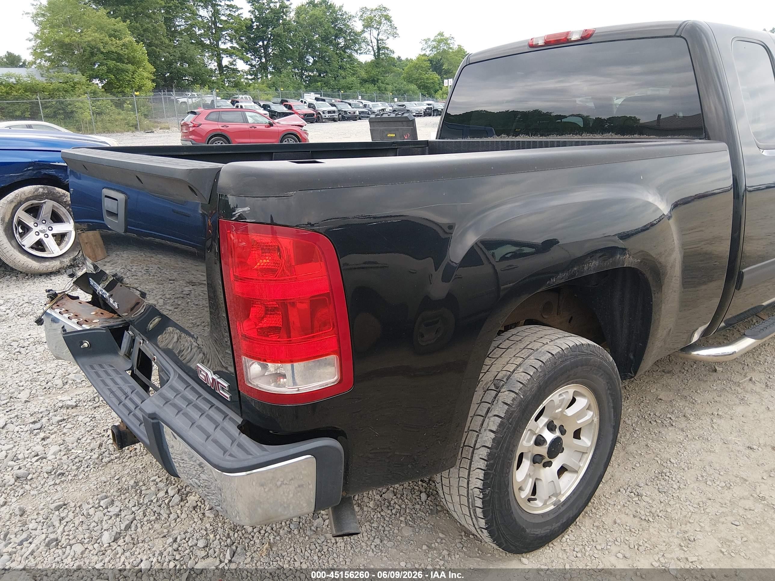 2007 Gmc Sierra 1500 Sle1 Black vin: 2GTEC19J871724791