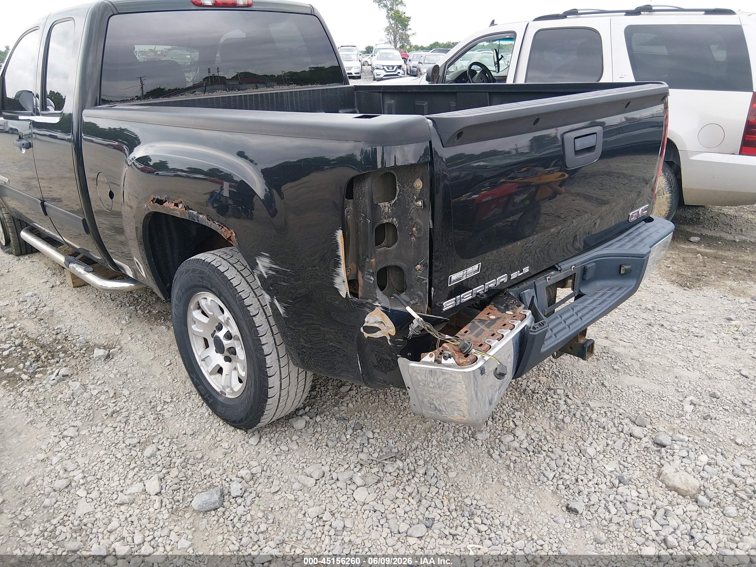 2007 Gmc Sierra 1500 Sle1 Black vin: 2GTEC19J871724791