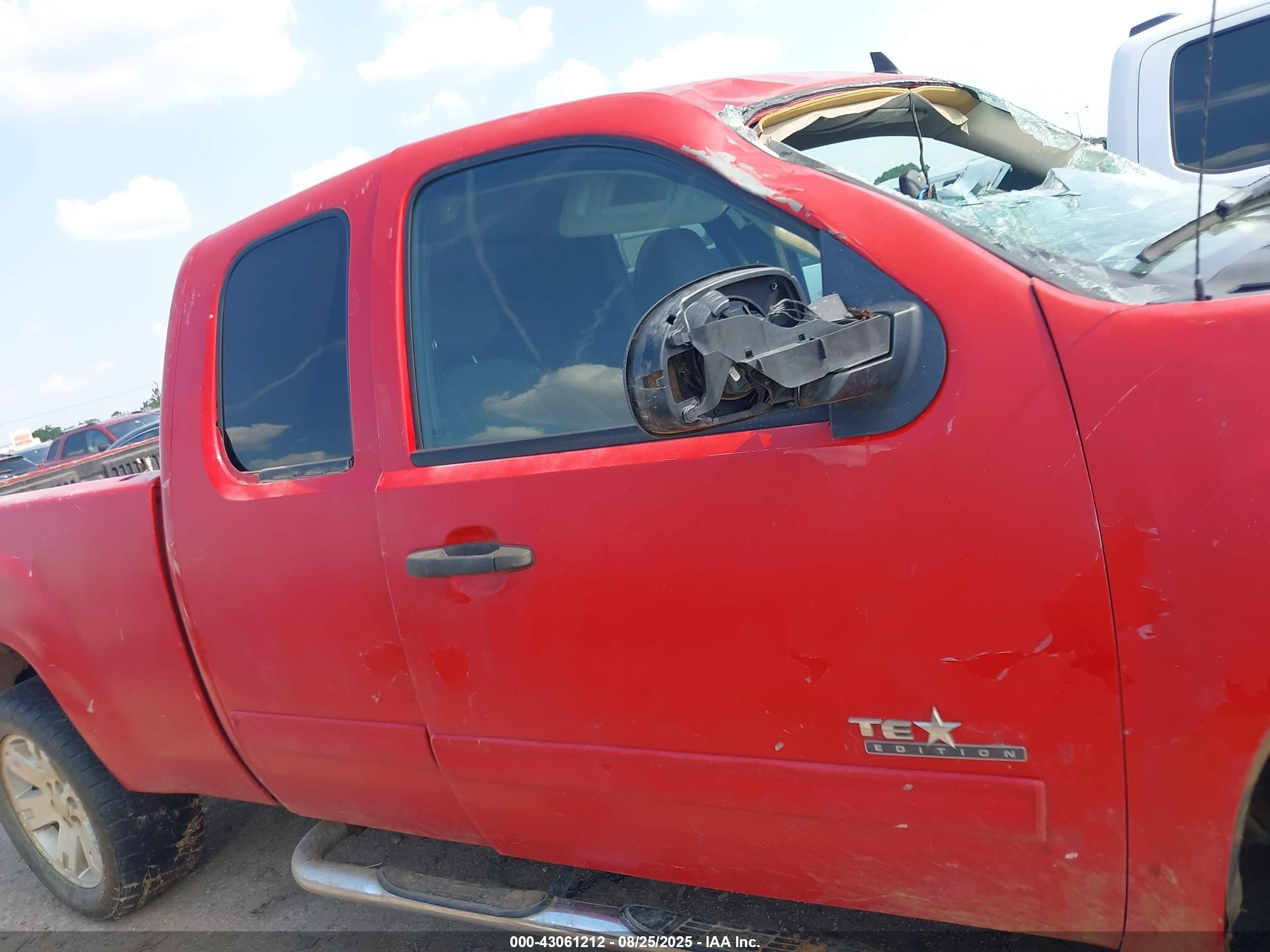2007 Gmc Sierra 1500 Sle1 Red vin: 2GTEC19J971628670