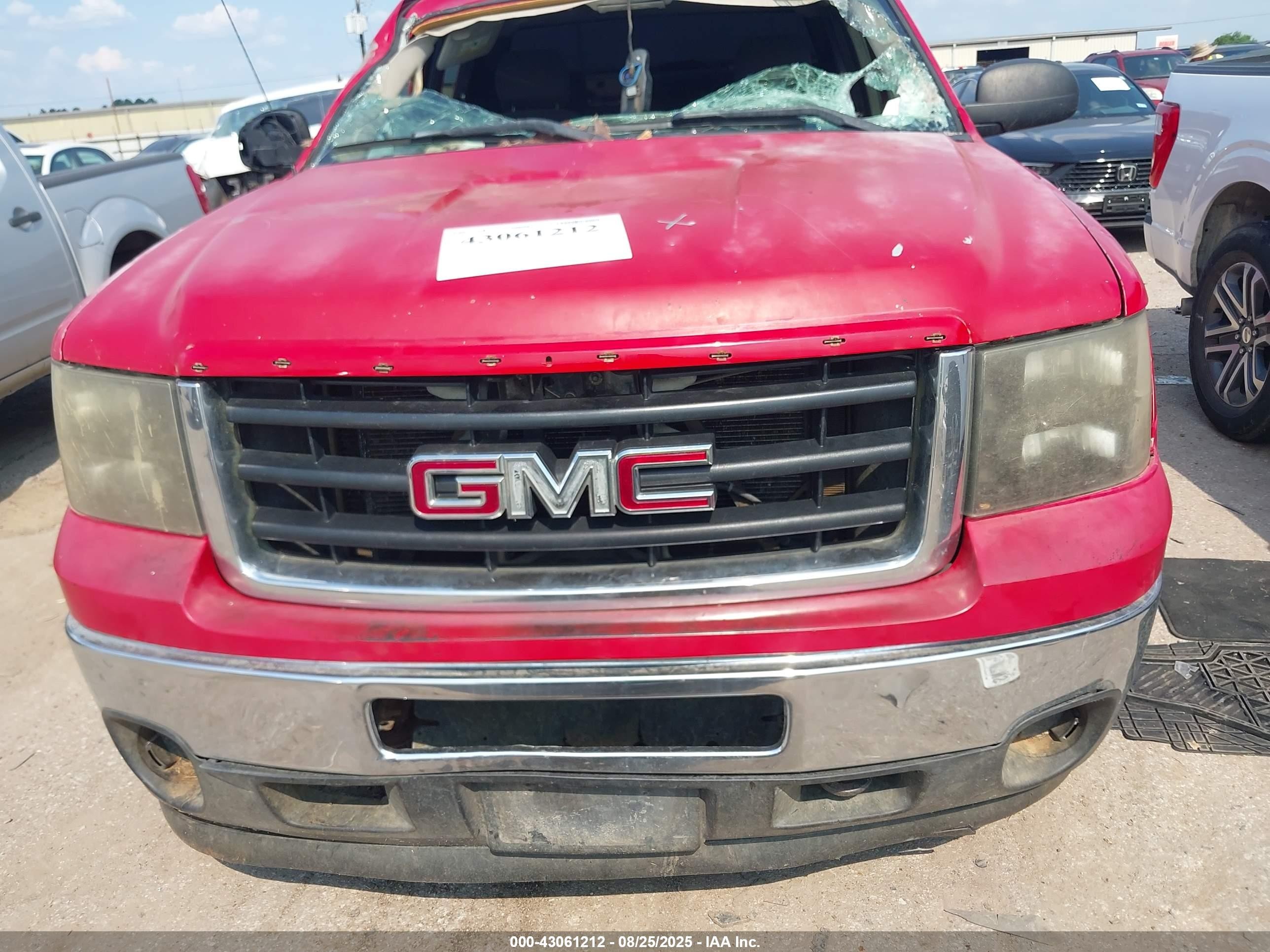 2007 Gmc Sierra 1500 Sle1 Red vin: 2GTEC19J971628670