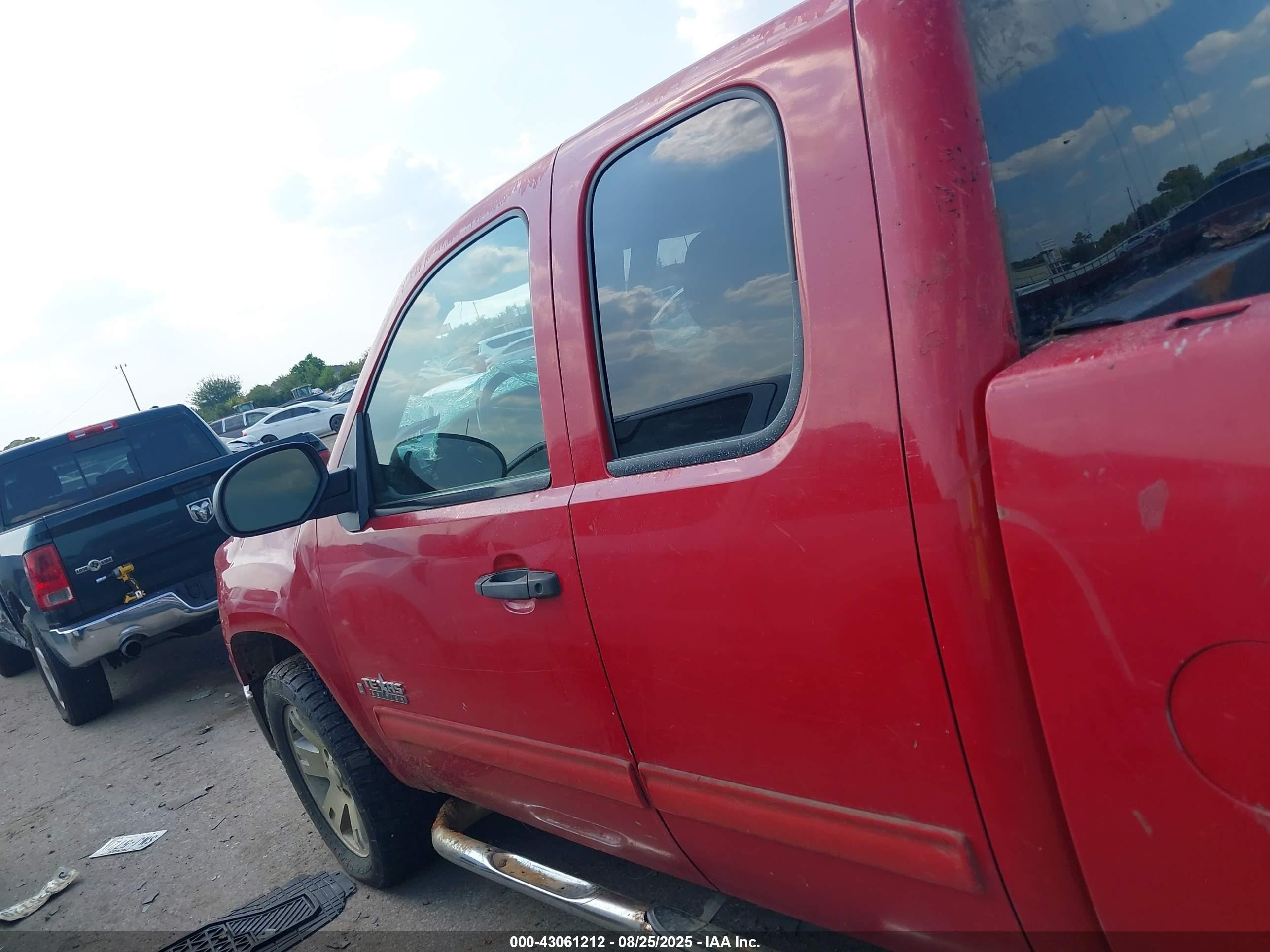 2007 Gmc Sierra 1500 Sle1 Red vin: 2GTEC19J971628670