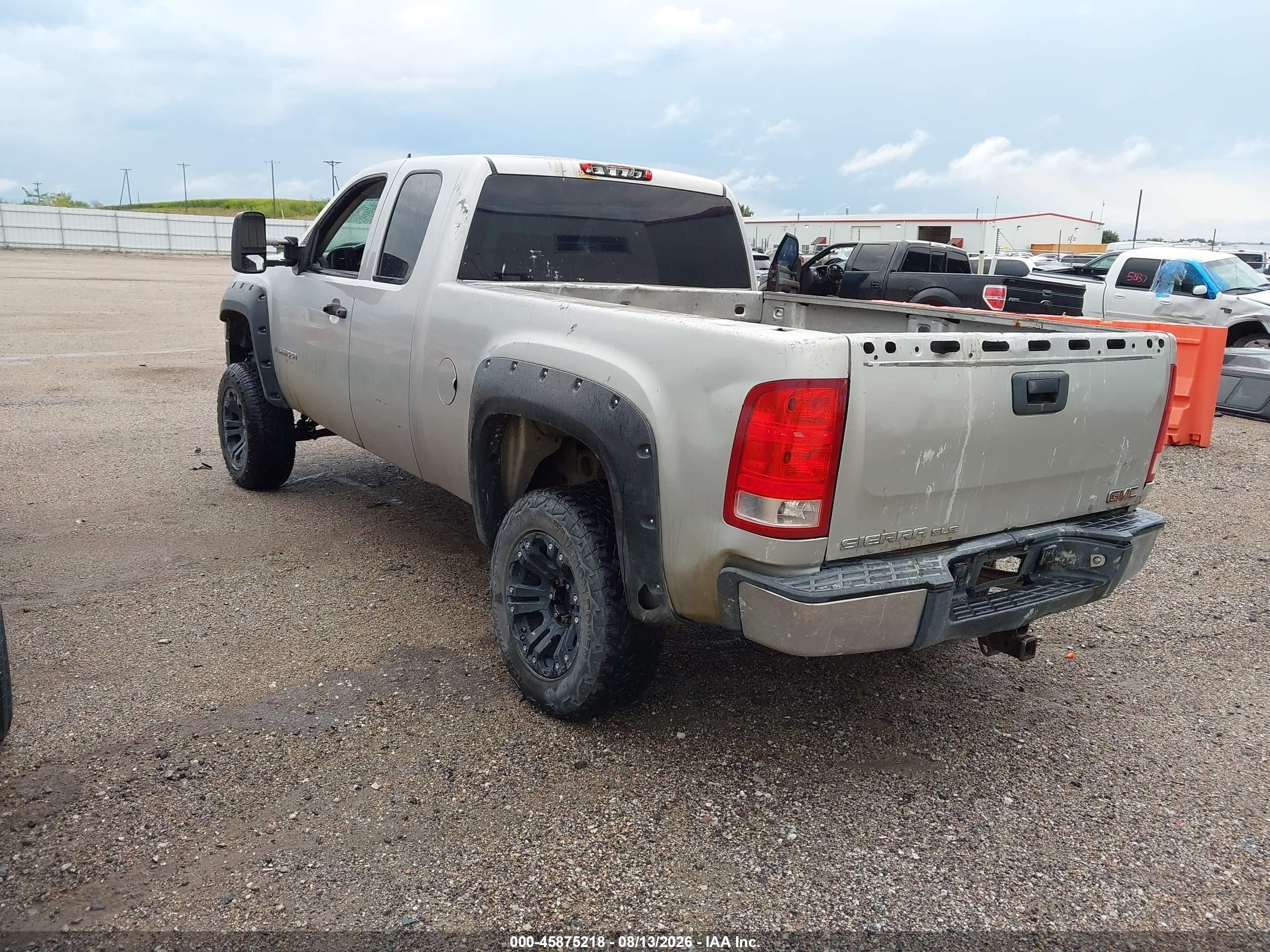 2007 Gmc Sierra 1500 Sle1 Gray vin: 2GTEC19J971664505