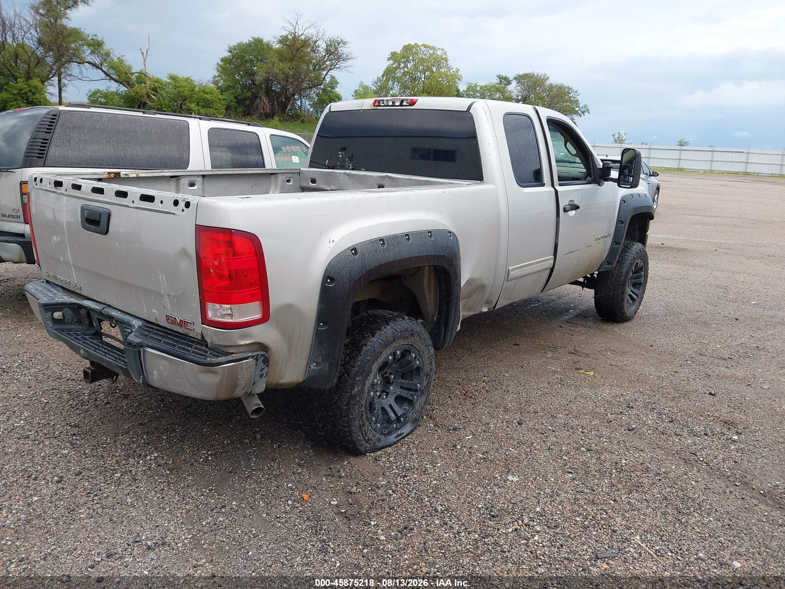 2007 Gmc Sierra 1500 Sle1 Gray vin: 2GTEC19J971664505