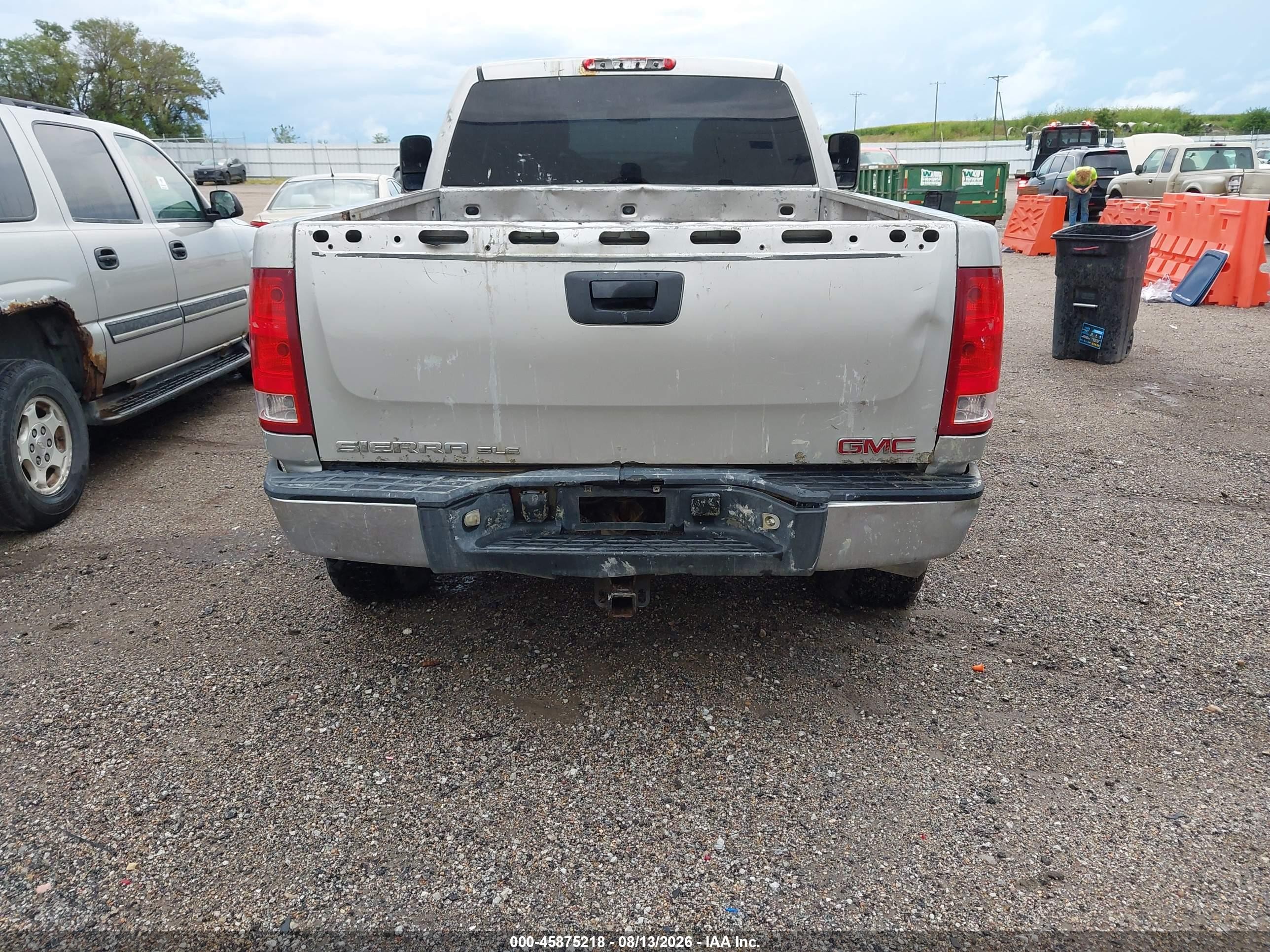 2007 Gmc Sierra 1500 Sle1 Gray vin: 2GTEC19J971664505
