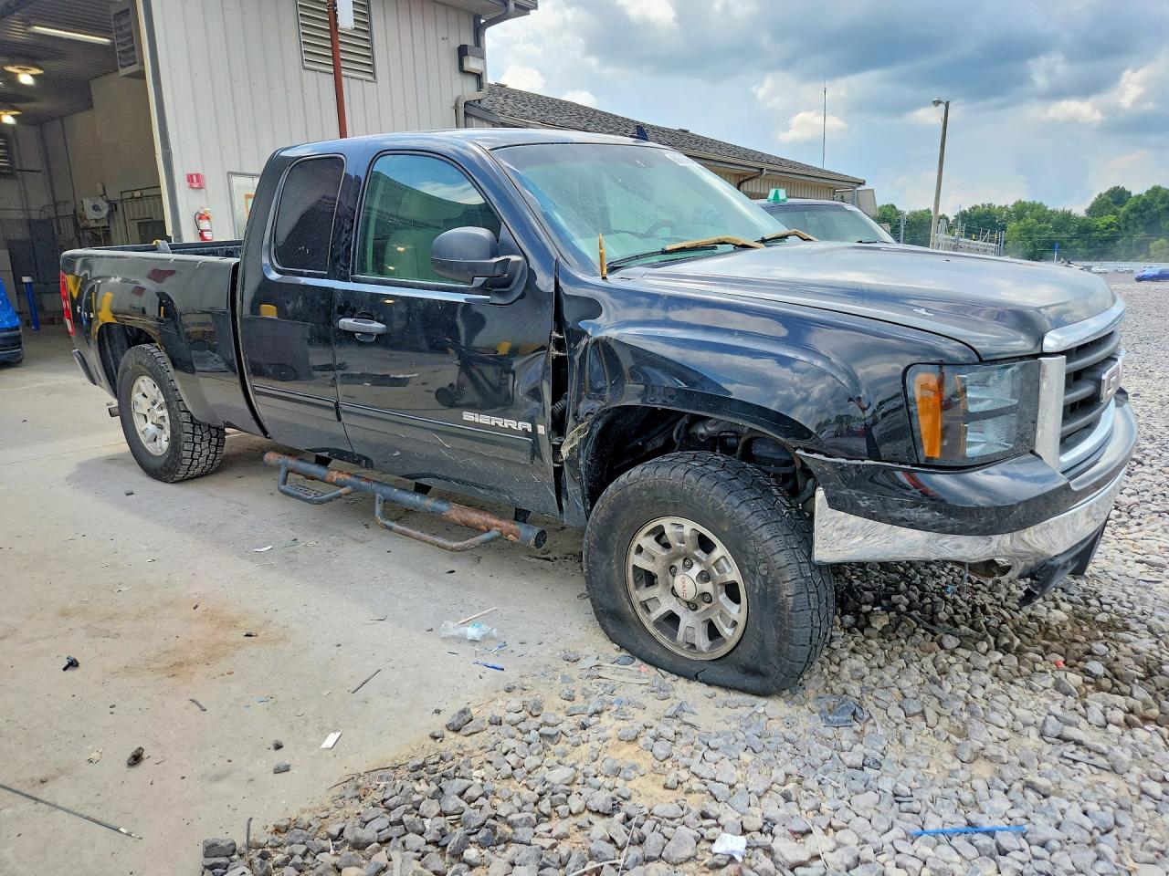 2008 Gmc Sierra C1500 Black vin: 2GTEC19JX81184748