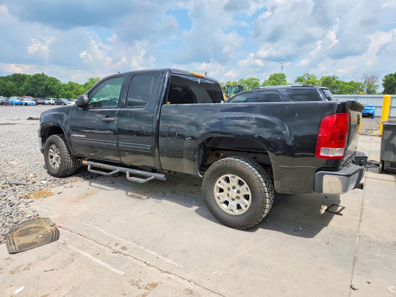 2008 Gmc Sierra C1500 Black vin: 2GTEC19JX81184748