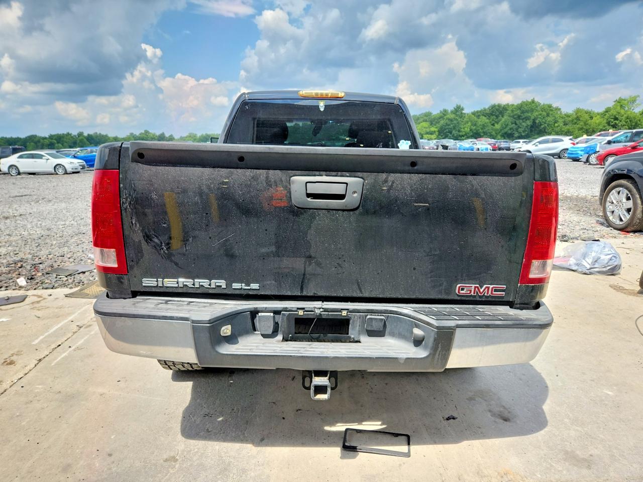 2008 Gmc Sierra C1500 Black vin: 2GTEC19JX81184748