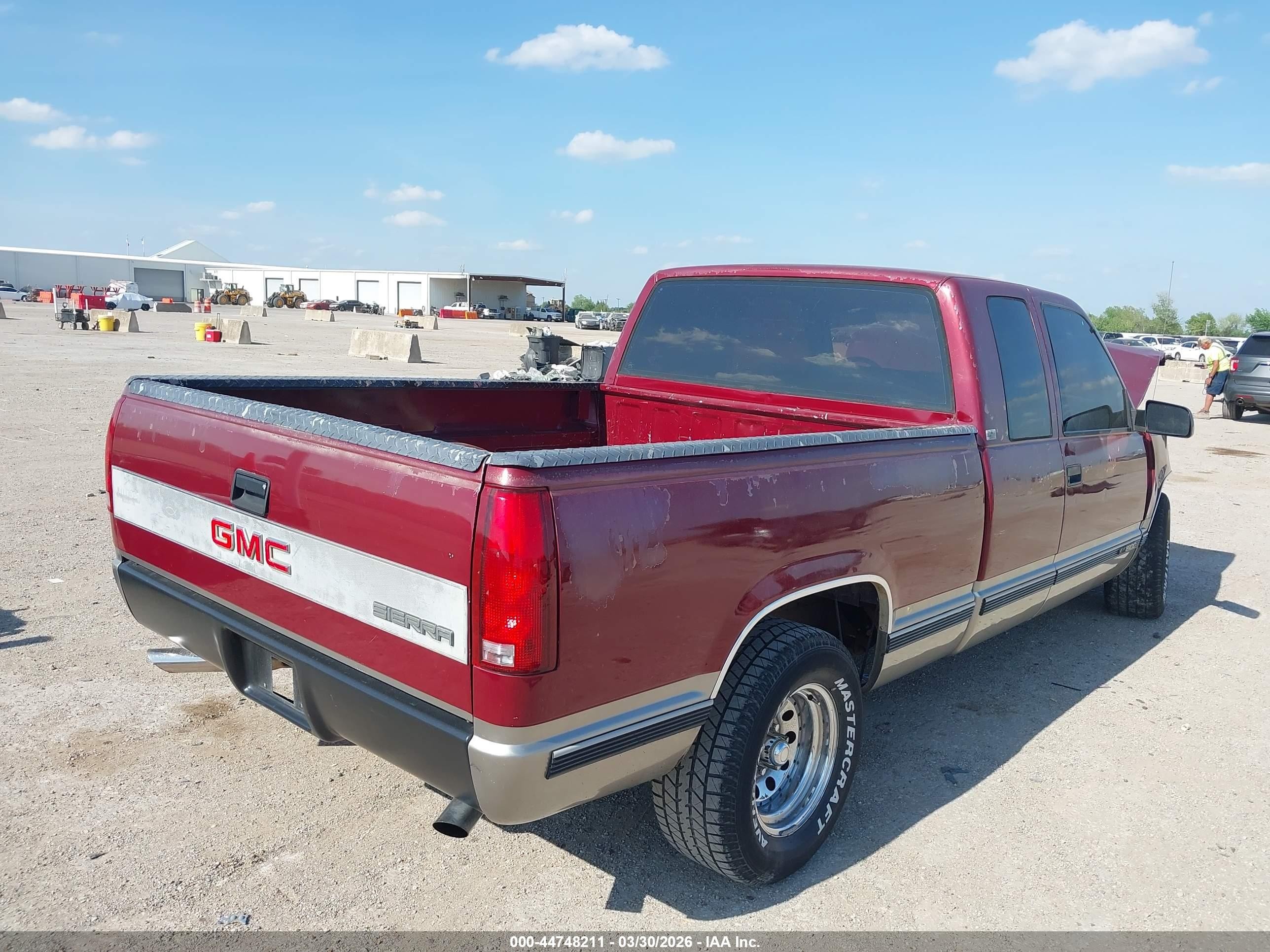 1989 Gmc Sierra C1500 Burgundy vin: 2GTEC19K1K1547373