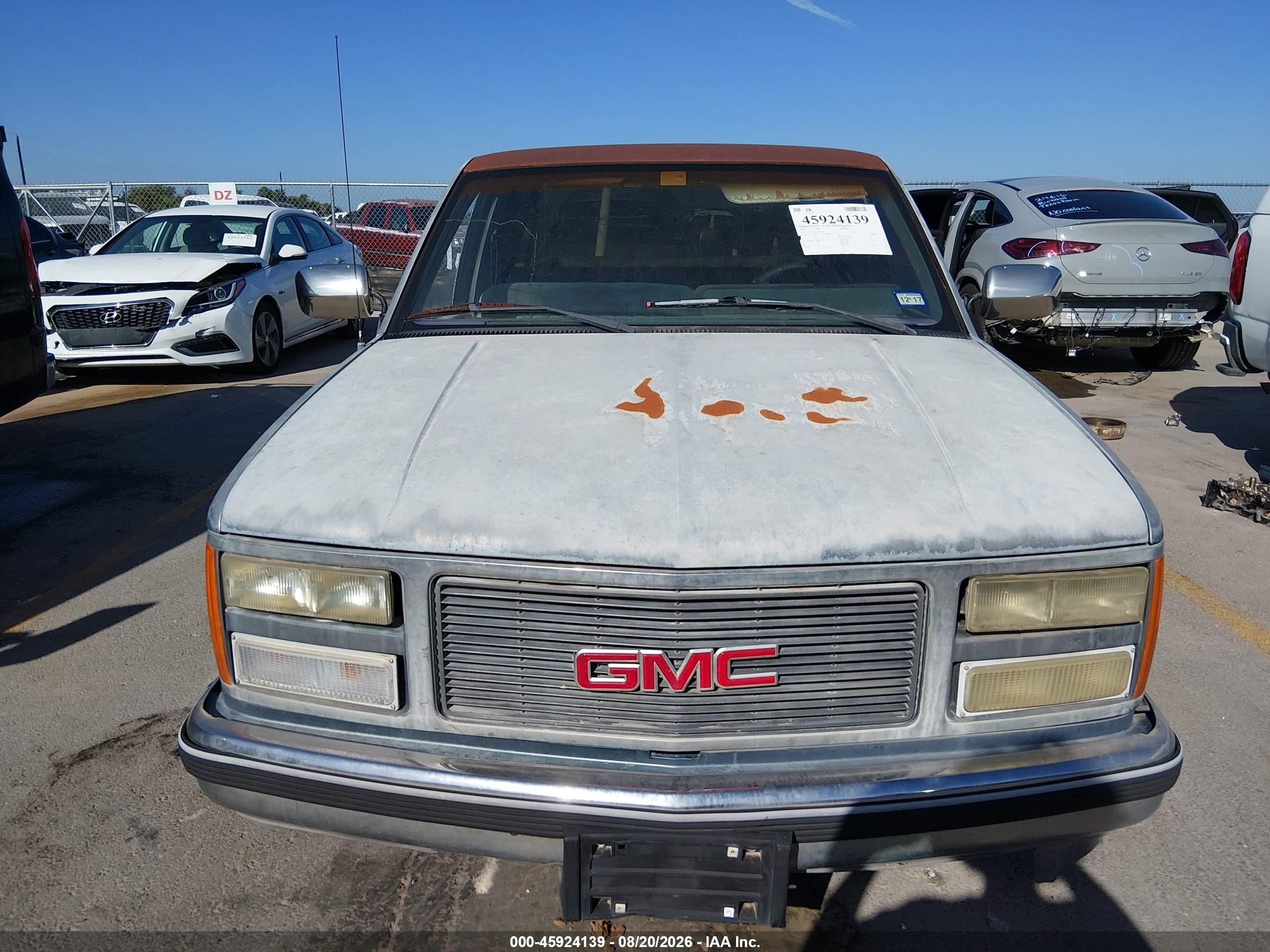 1990 Gmc Sierra C1500 Серый vin: 2GTEC19K1L1548816