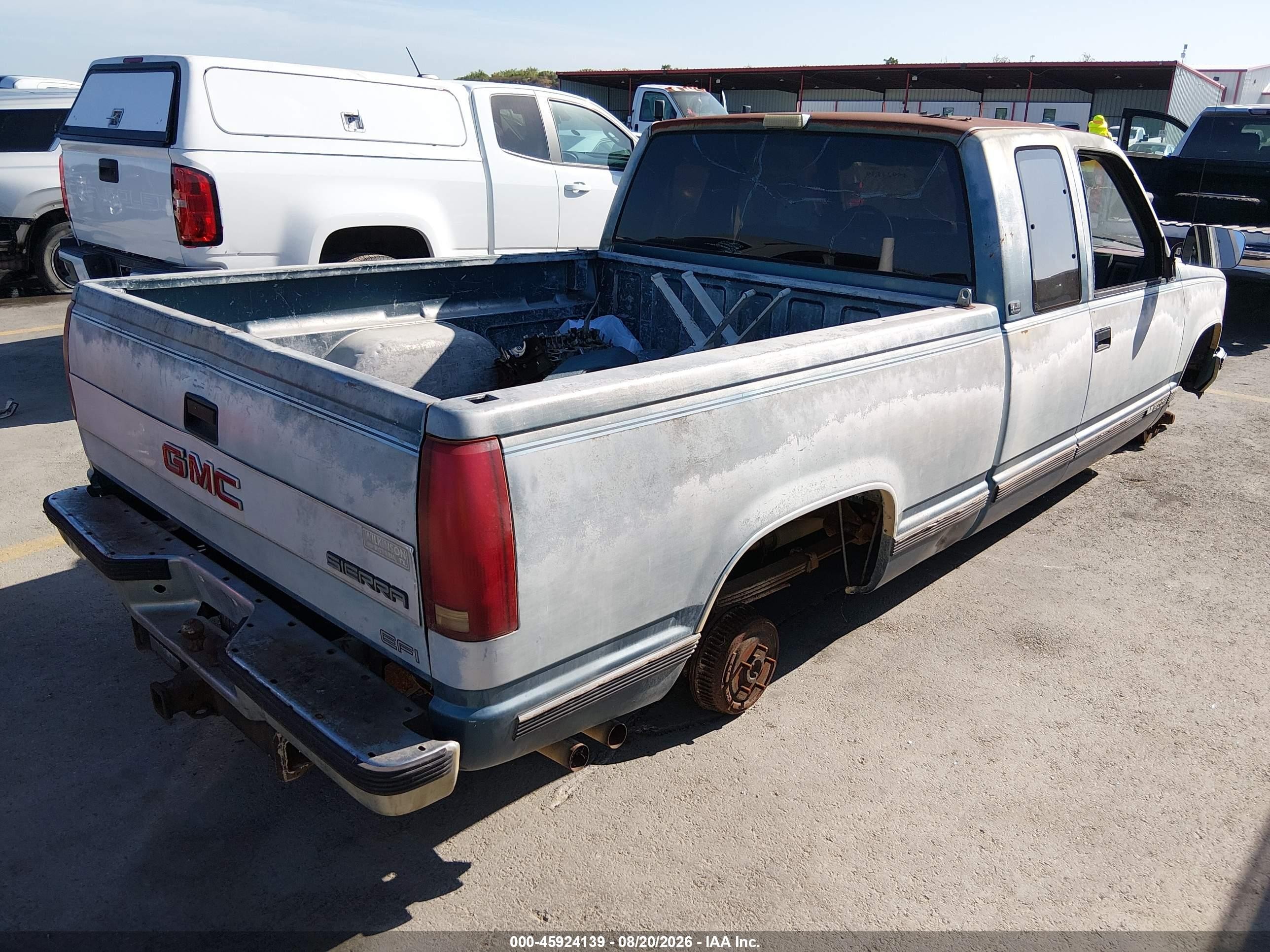 1990 Gmc Sierra C1500 Серый vin: 2GTEC19K1L1548816