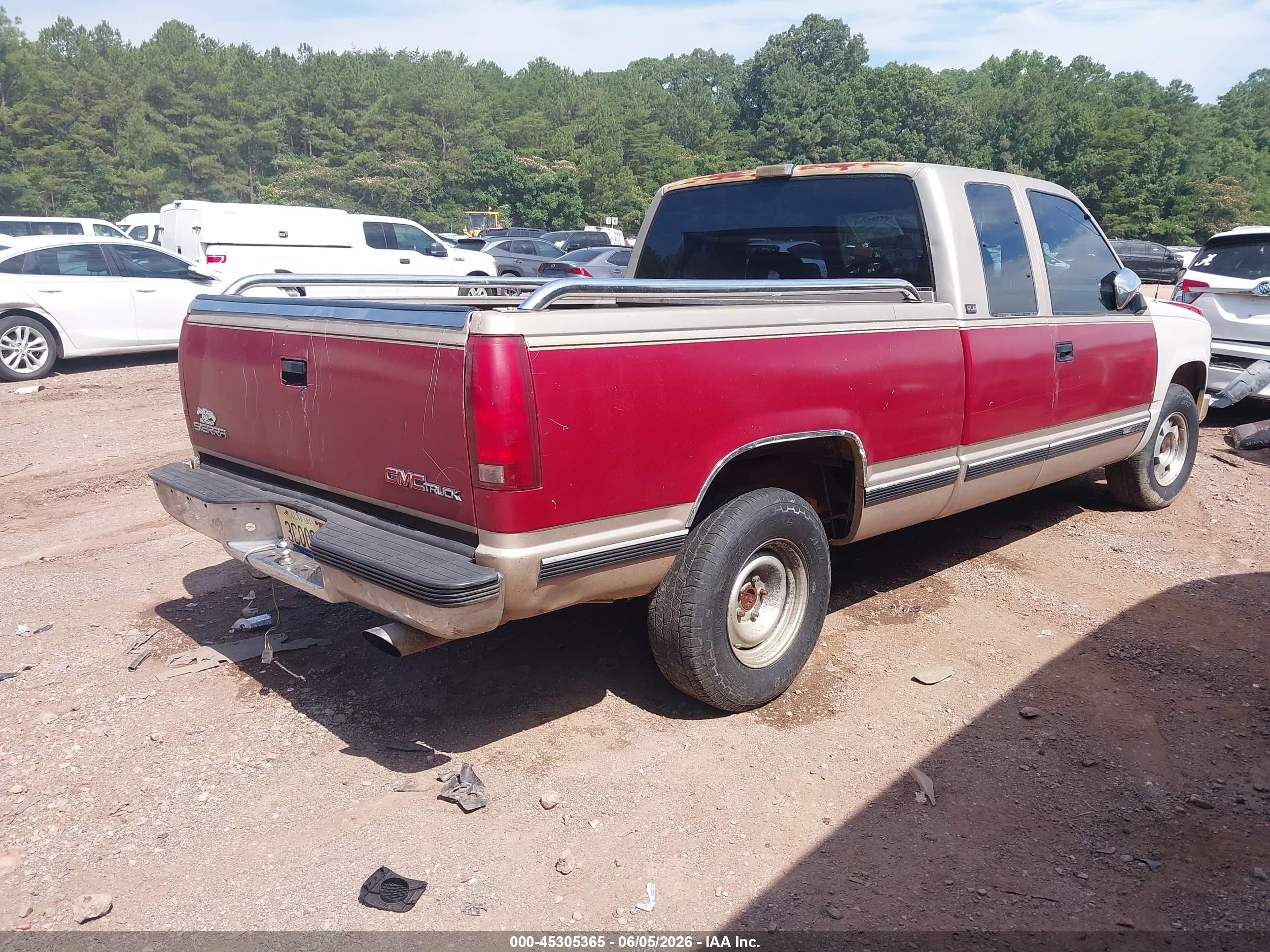 1992 Gmc Sierra C1500 Maroon vin: 2GTEC19K1N1516967