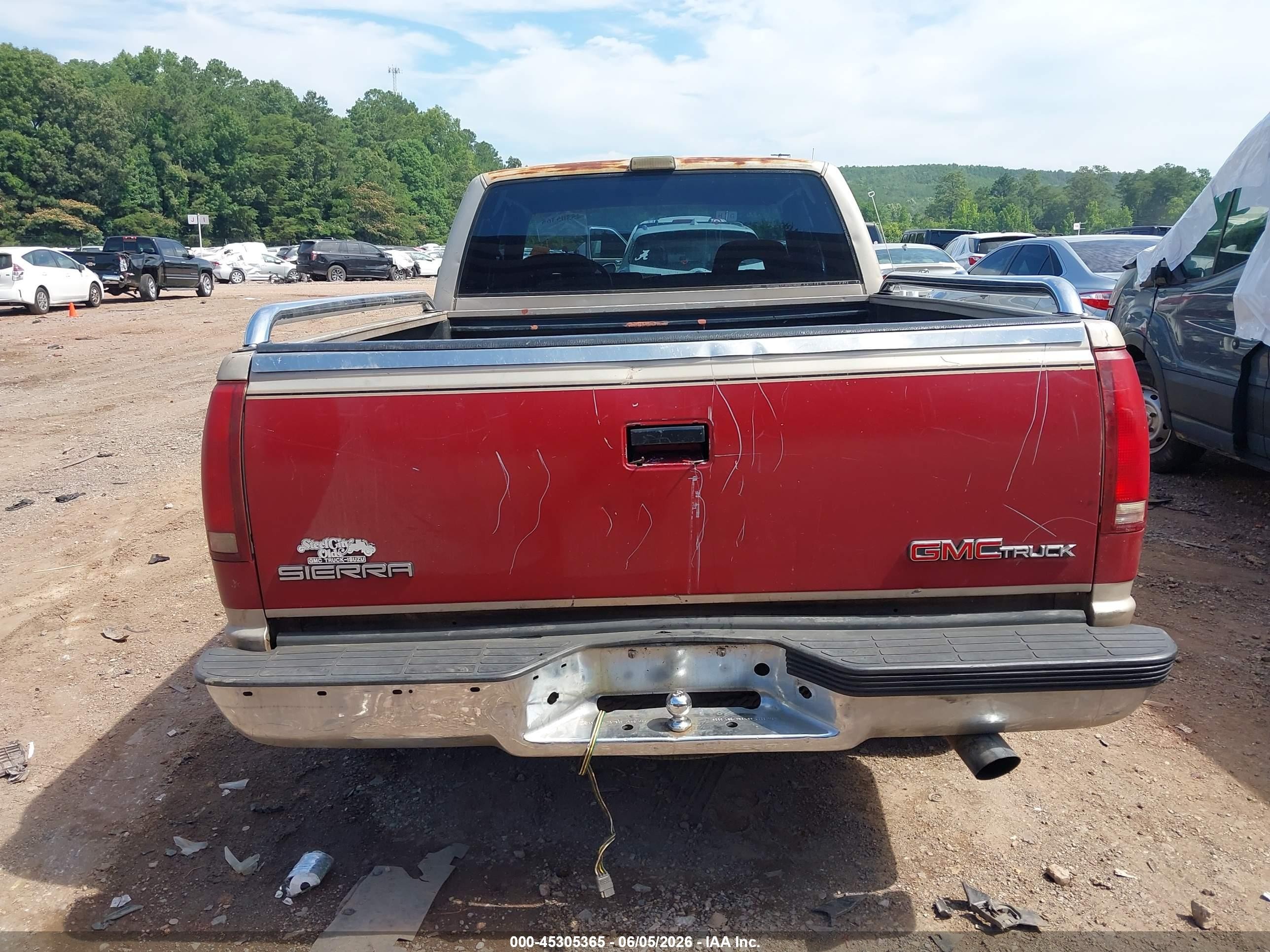 1992 Gmc Sierra C1500 Maroon vin: 2GTEC19K1N1516967