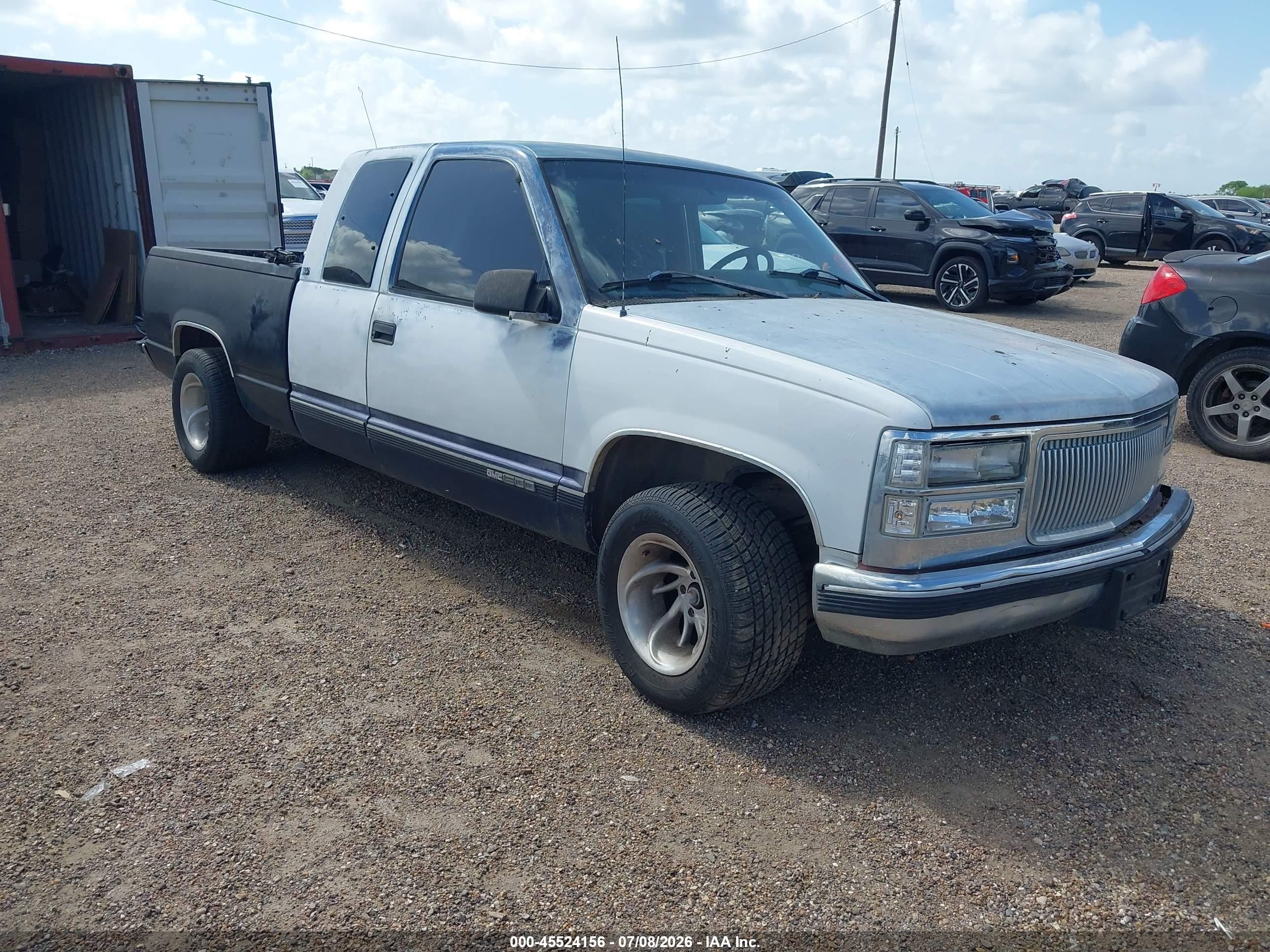 1995 Gmc Sierra C1500 White vin: 2GTEC19K1S1562617