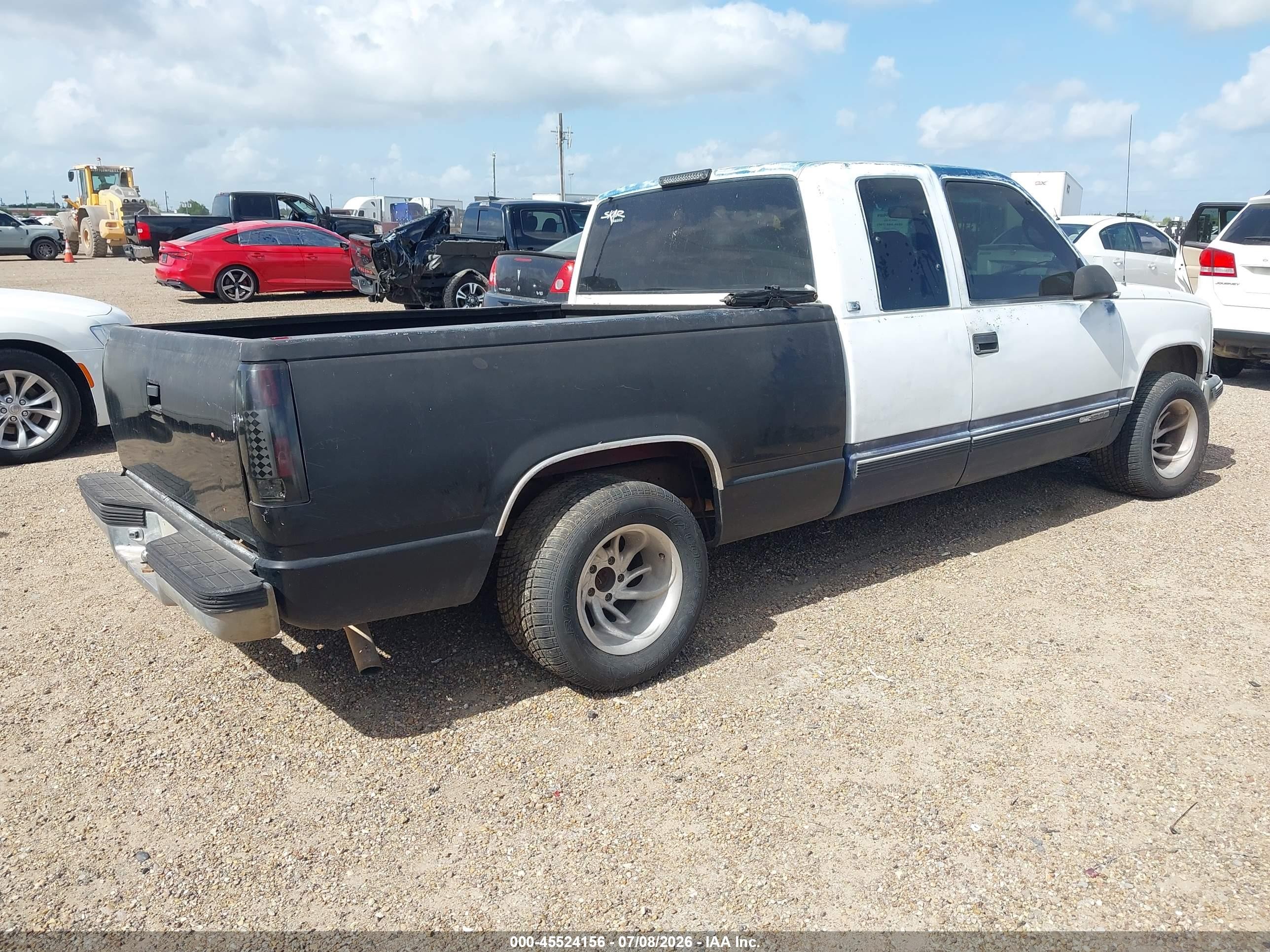 1995 Gmc Sierra C1500 White vin: 2GTEC19K1S1562617