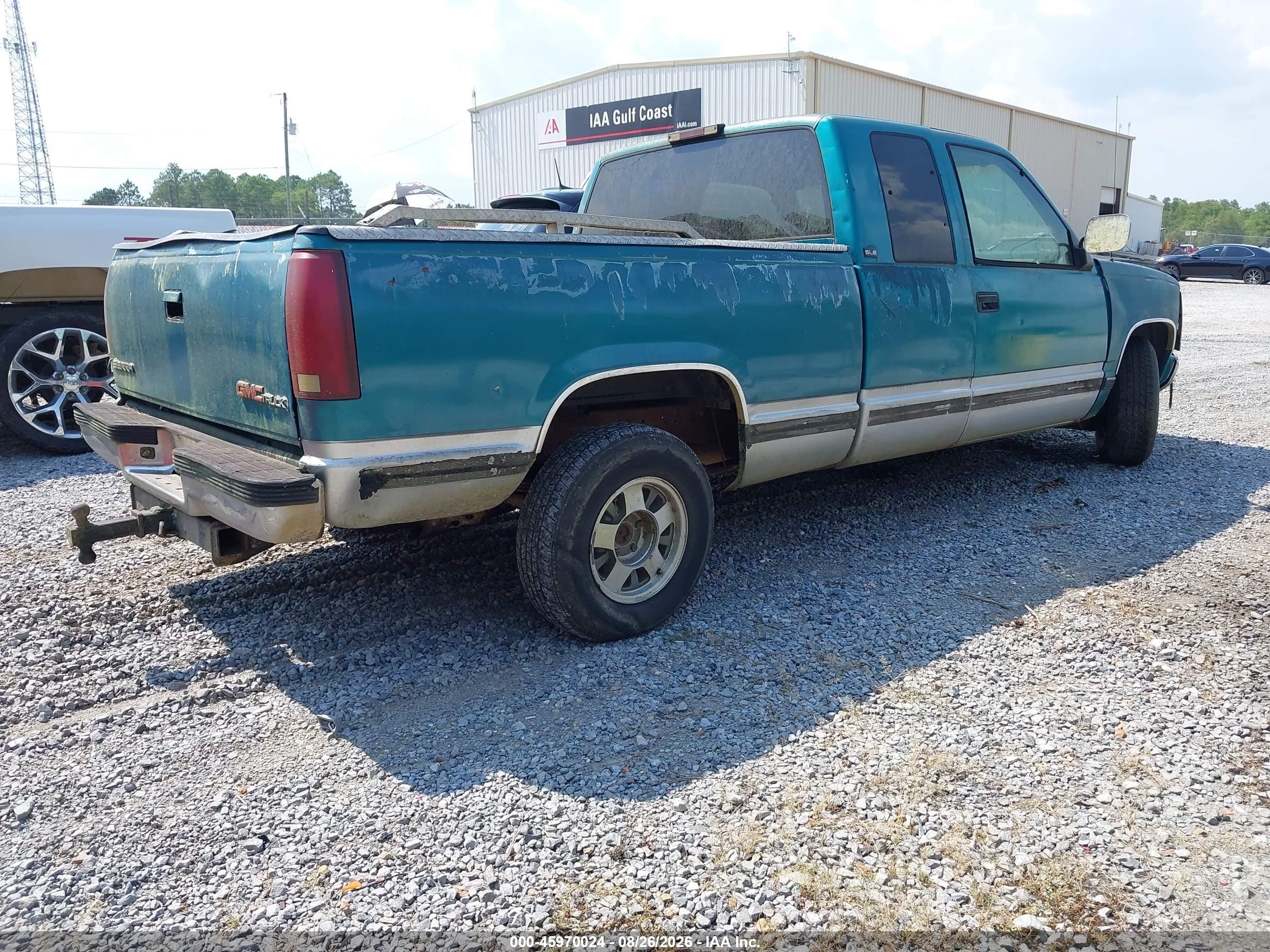 1994 Gmc Sierra C1500 Green vin: 2GTEC19K2R1502212