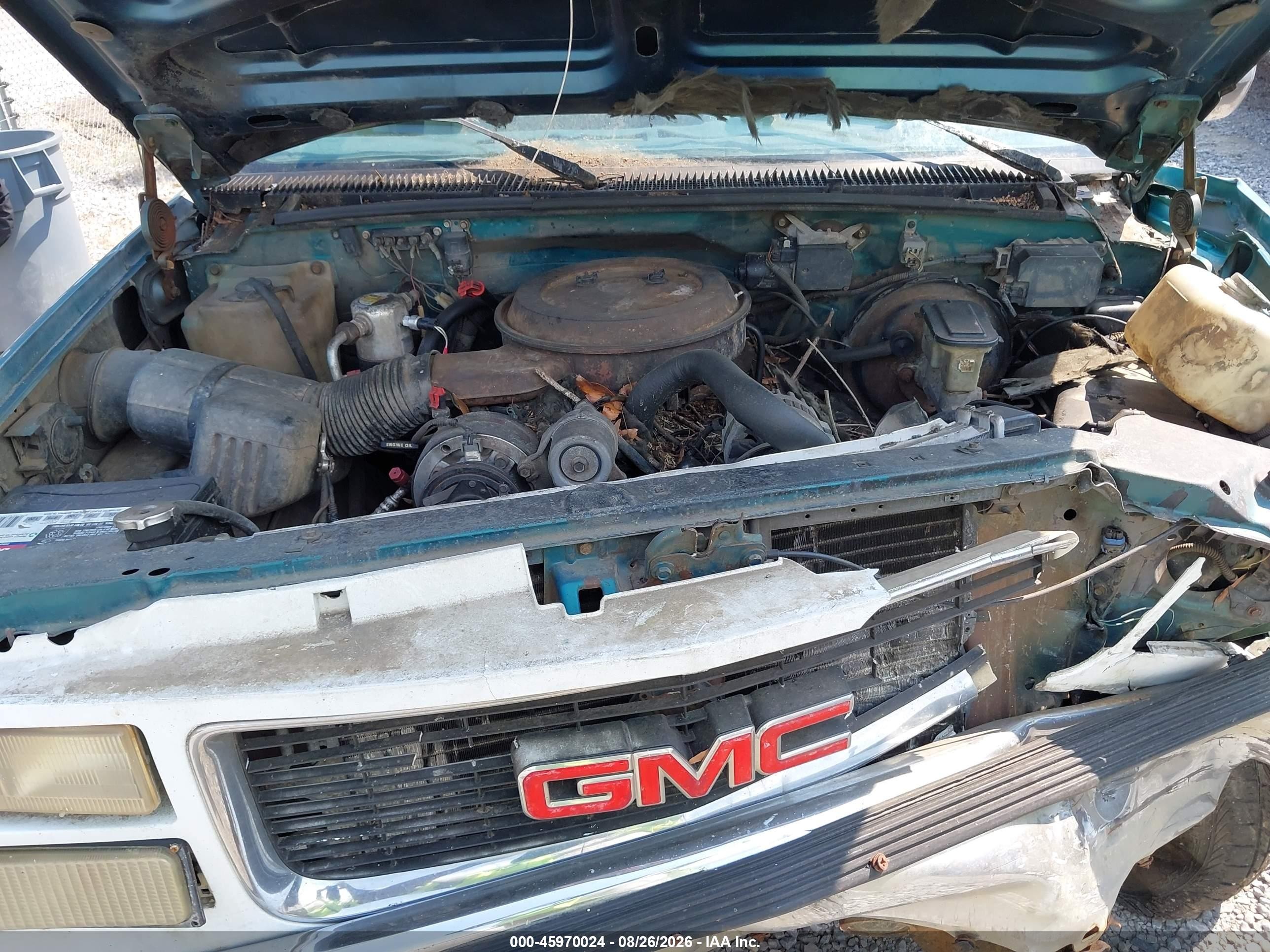 1994 Gmc Sierra C1500 Green vin: 2GTEC19K2R1502212