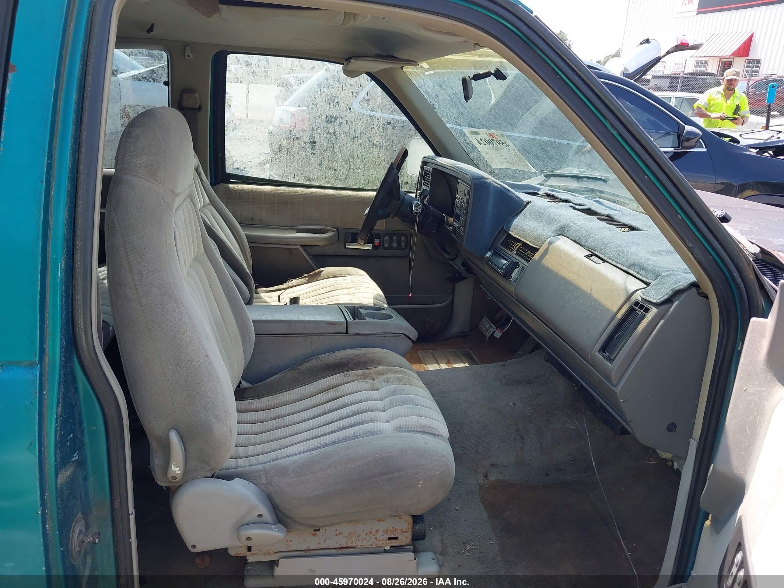 1994 Gmc Sierra C1500 Green vin: 2GTEC19K2R1502212