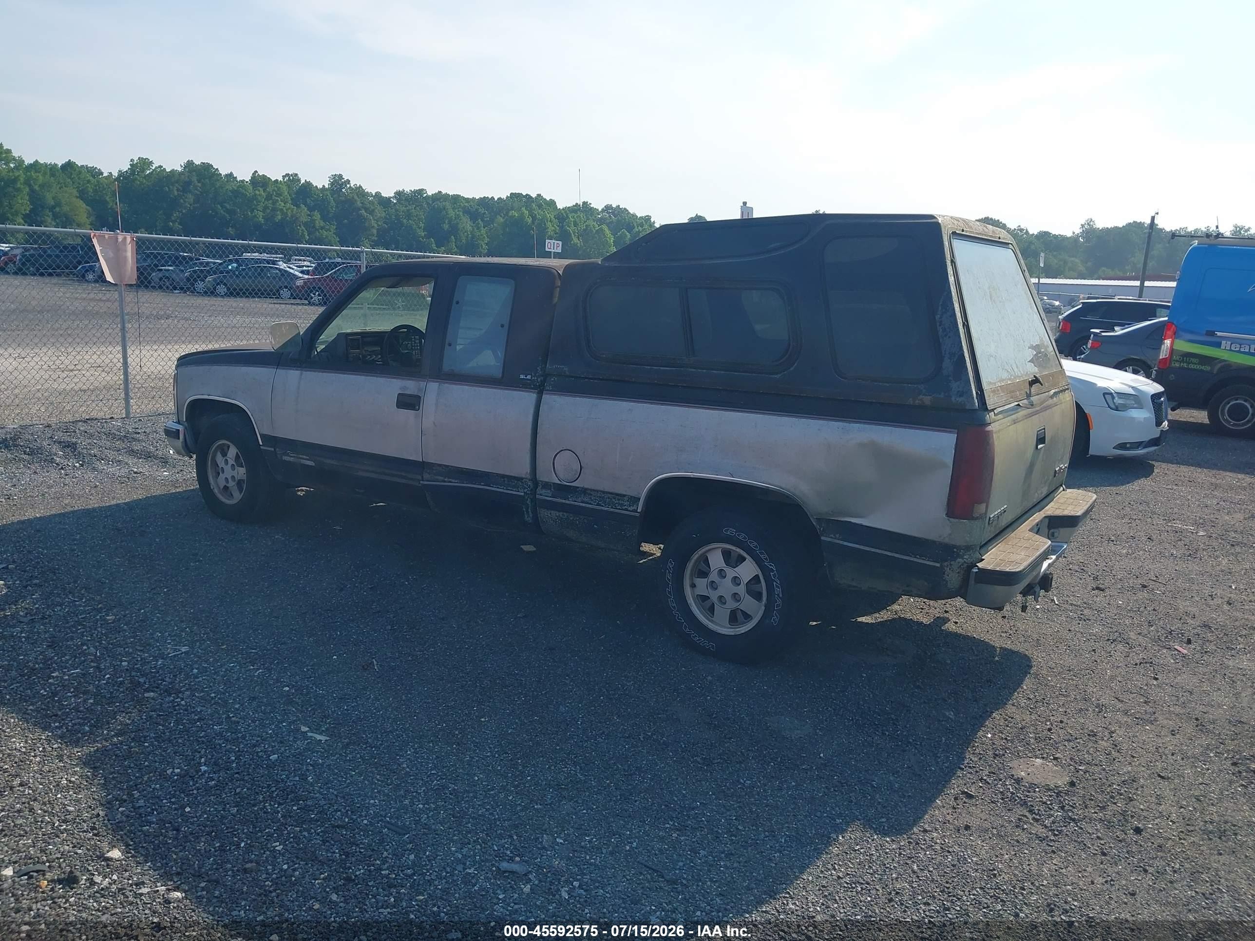 1994 Gmc Sierra C1500 Black vin: 2GTEC19K3R1506608