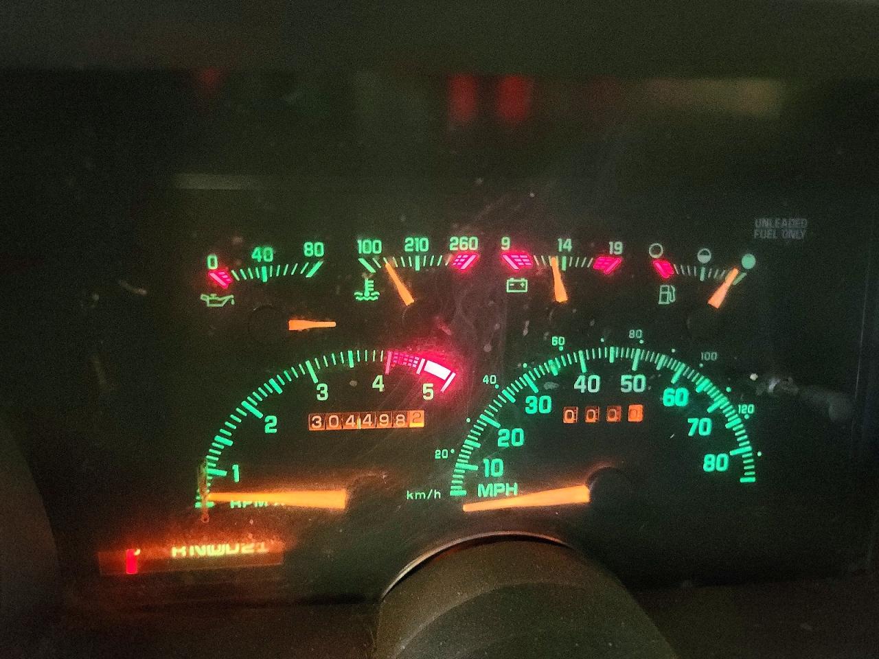 1994 Gmc Sierra C1500 Green vin: 2GTEC19K3R1590302