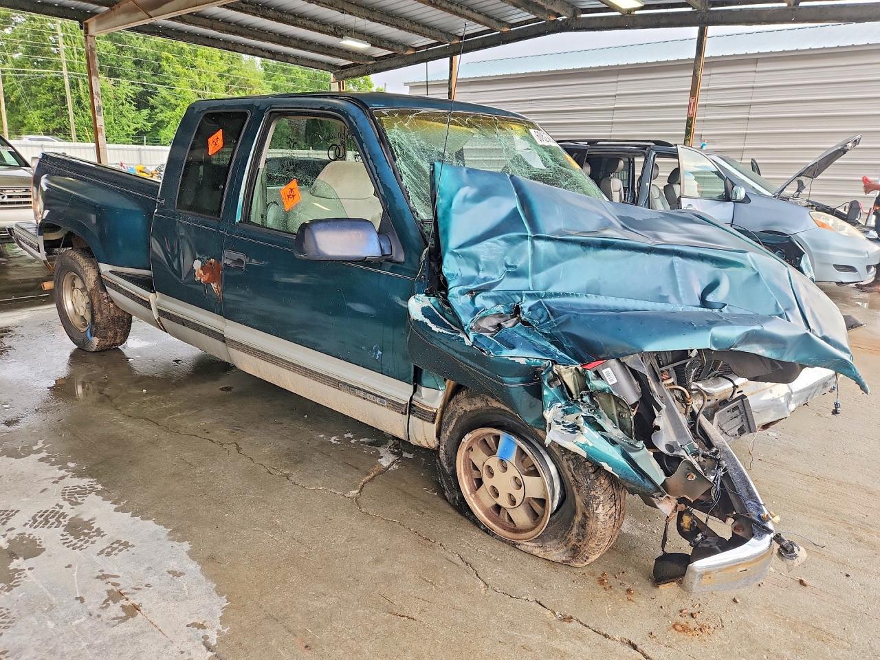 1995 Gmc Sierra C1500 Green vin: 2GTEC19K4S1512374