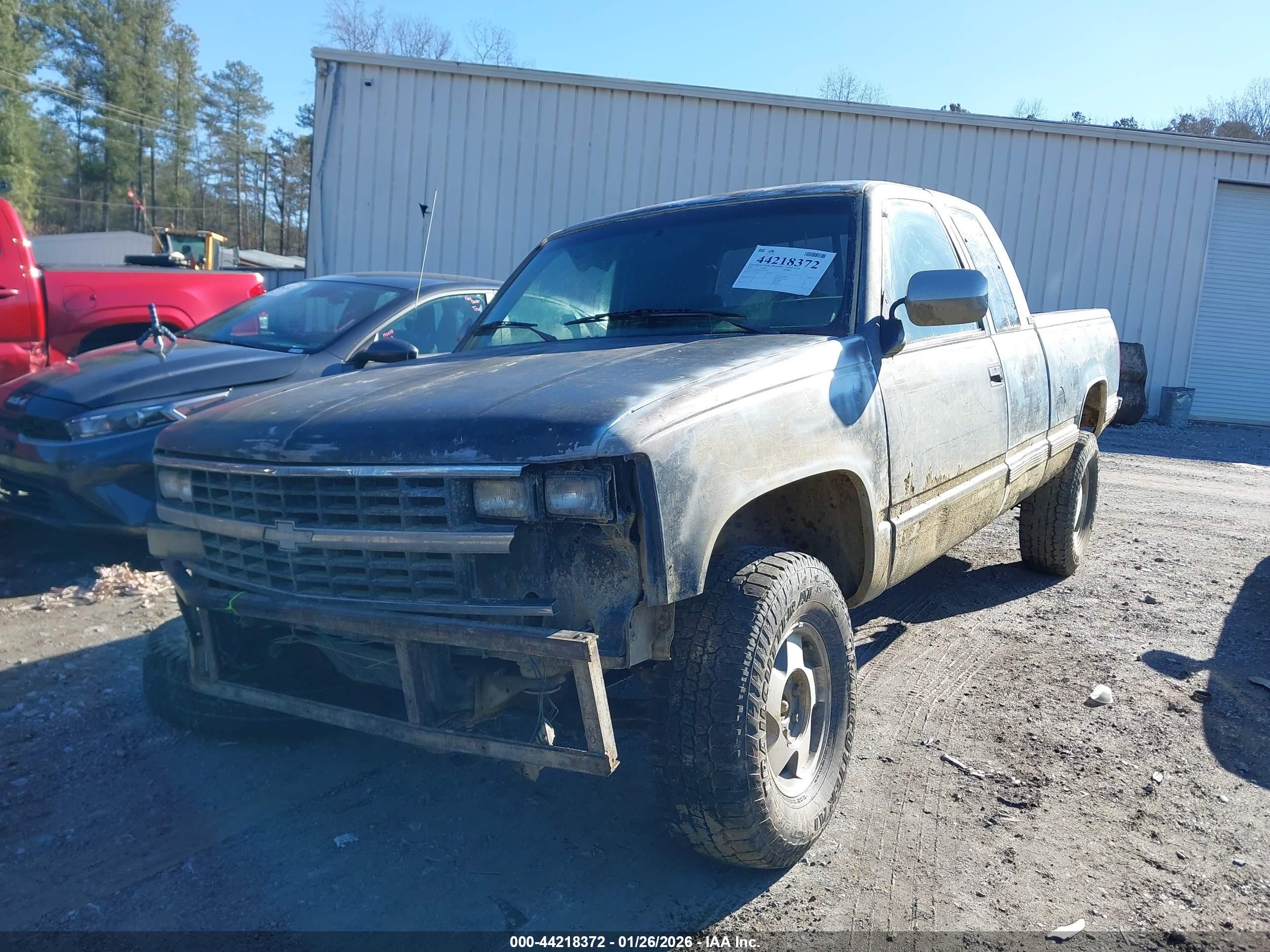1989 Gmc Sierra C1500 Gray vin: 2GTEC19K6K1536529