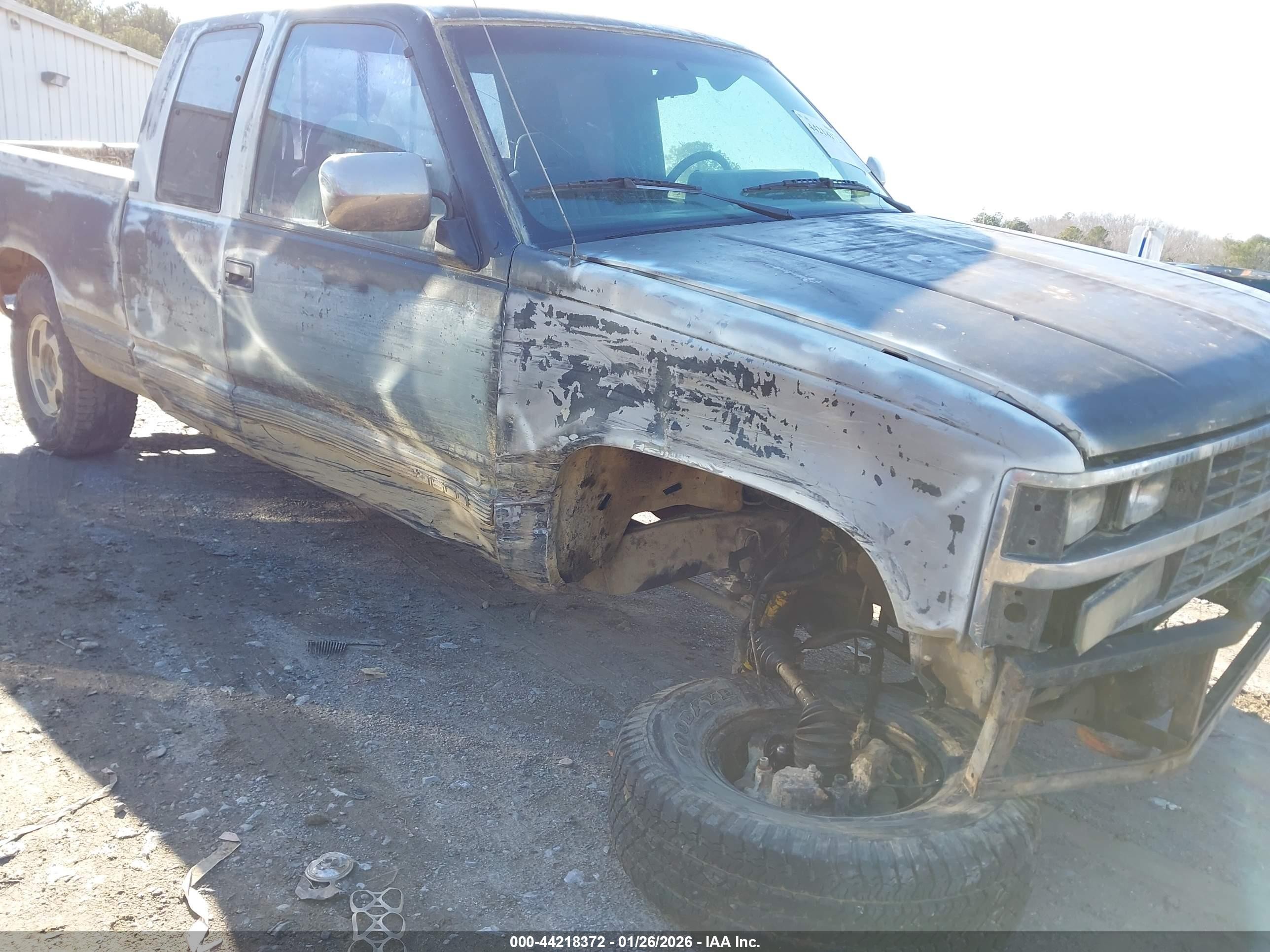 1989 Gmc Sierra C1500 Gray vin: 2GTEC19K6K1536529
