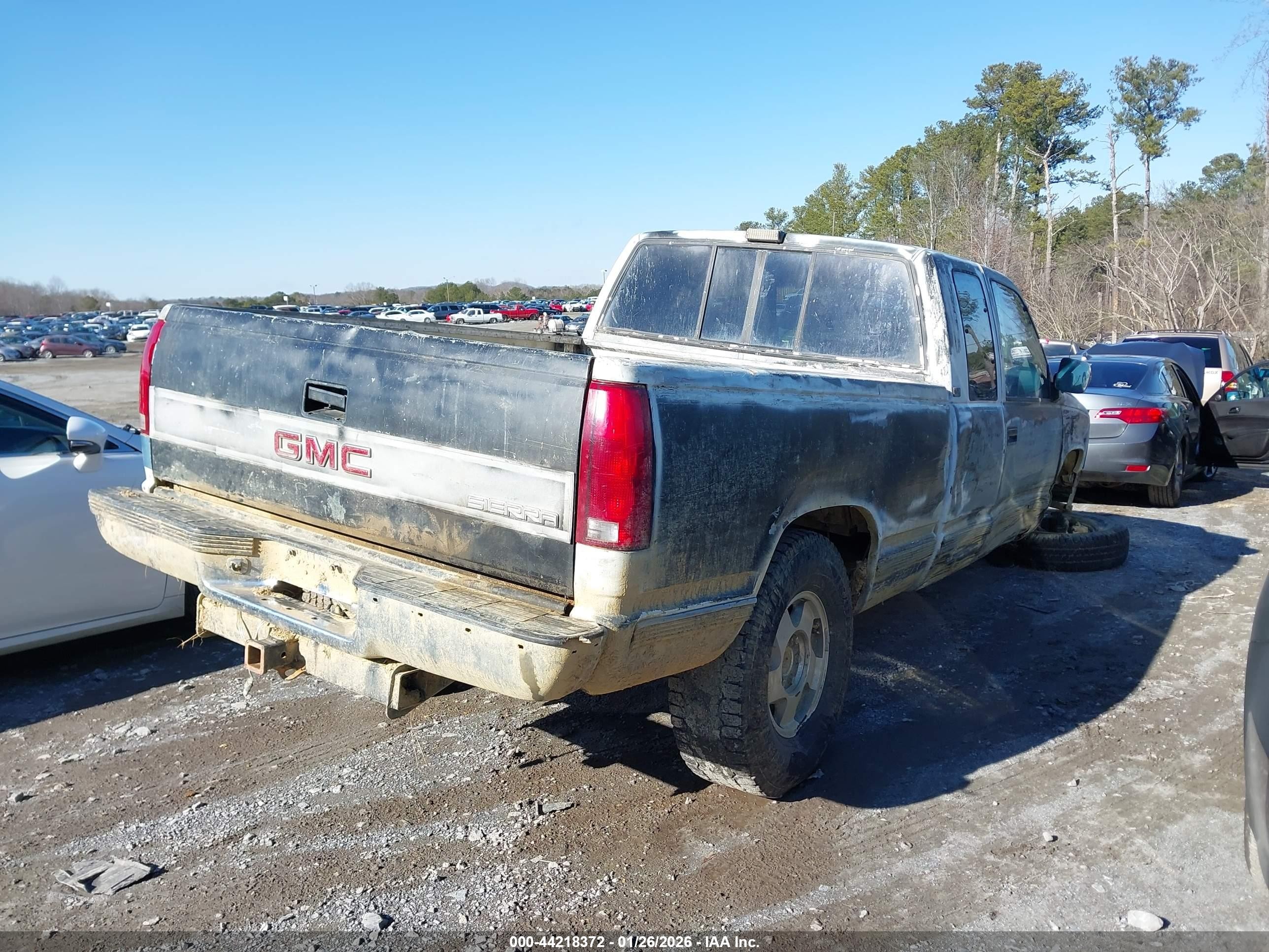 1989 Gmc Sierra C1500 Gray vin: 2GTEC19K6K1536529