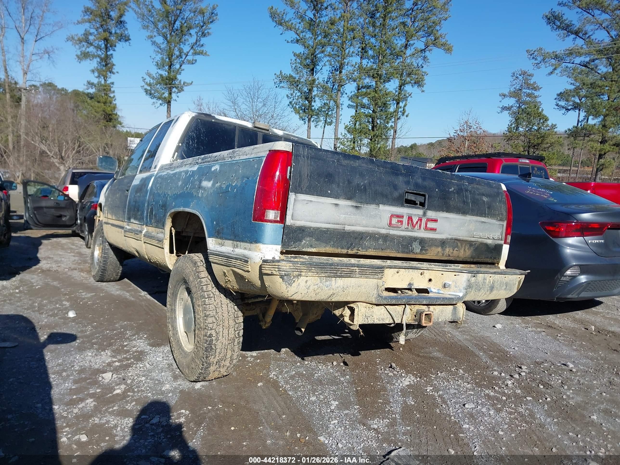 1989 Gmc Sierra C1500 Gray vin: 2GTEC19K6K1536529