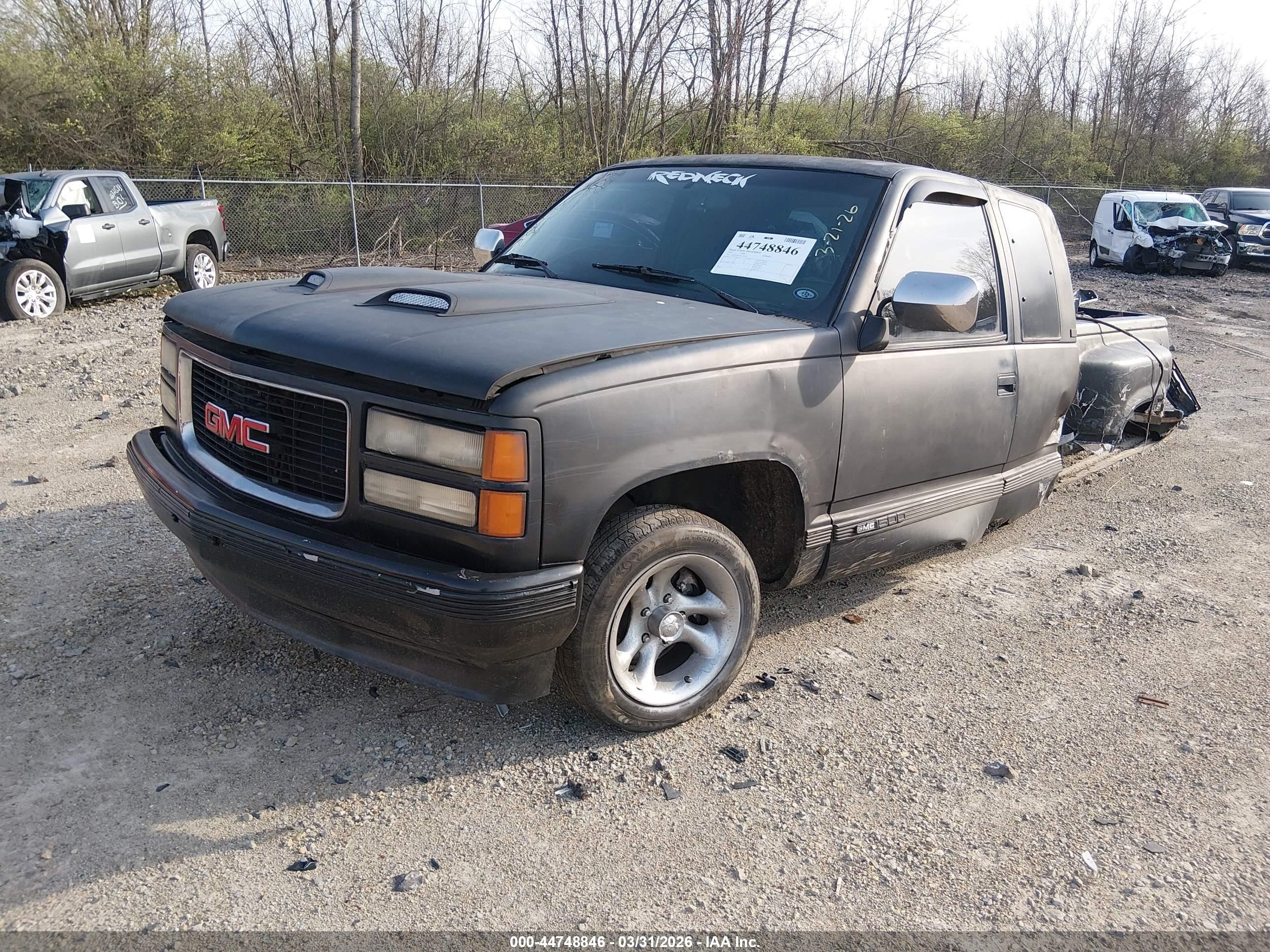 1994 Gmc Sierra C1500 Black vin: 2GTEC19K7R1513920