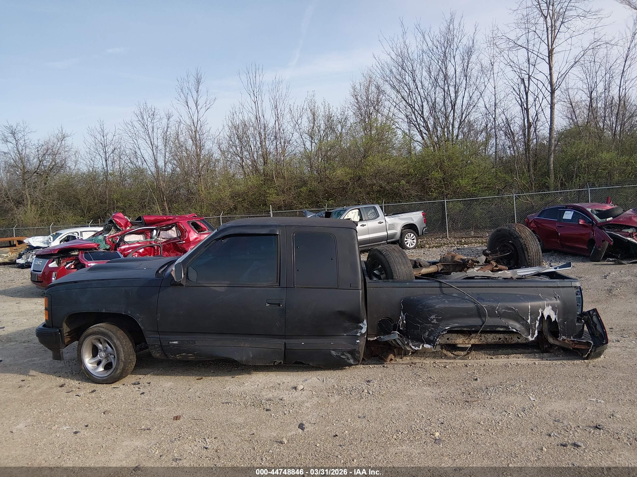 1994 Gmc Sierra C1500 Black vin: 2GTEC19K7R1513920
