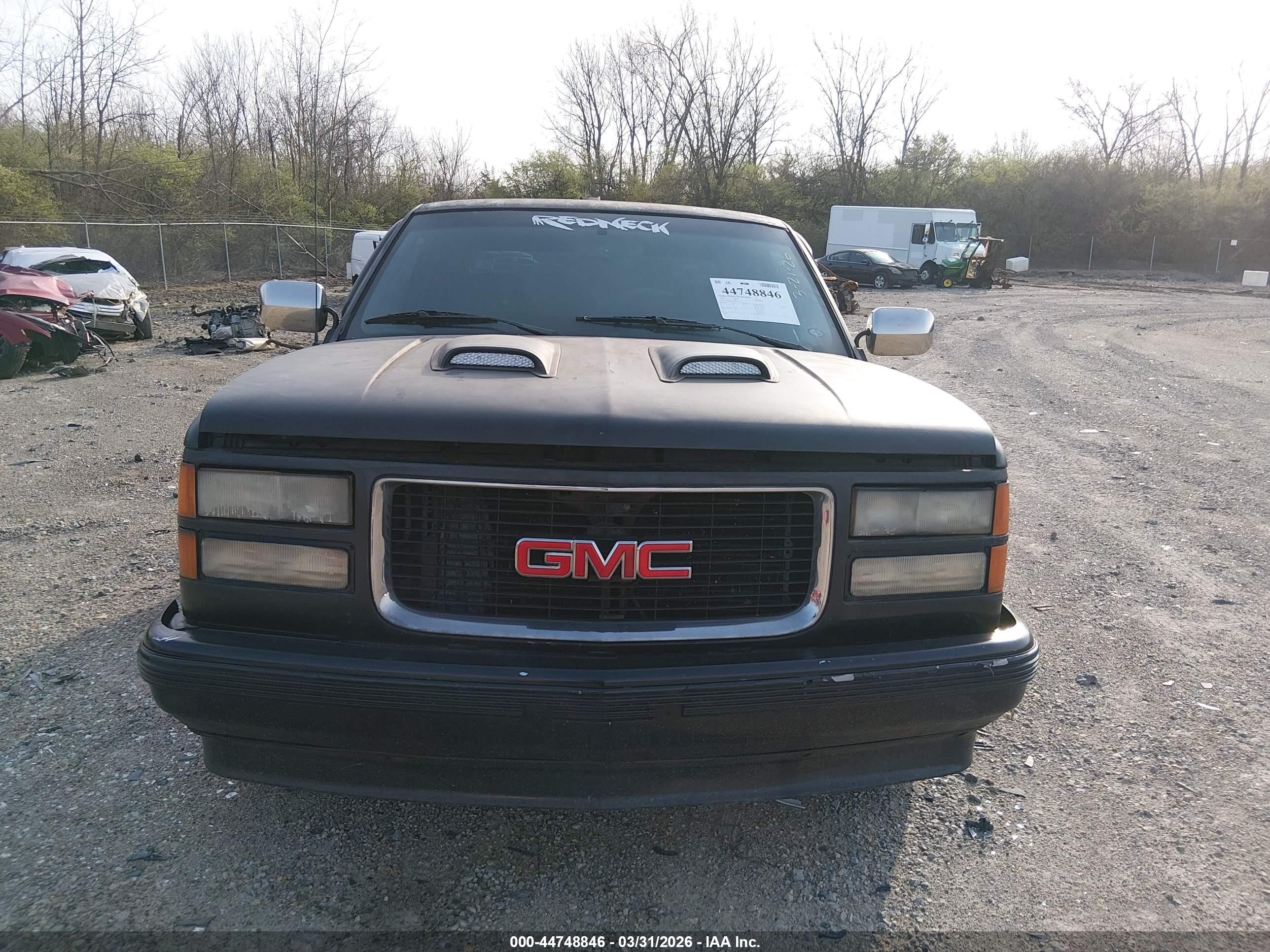 1994 Gmc Sierra C1500 Black vin: 2GTEC19K7R1513920