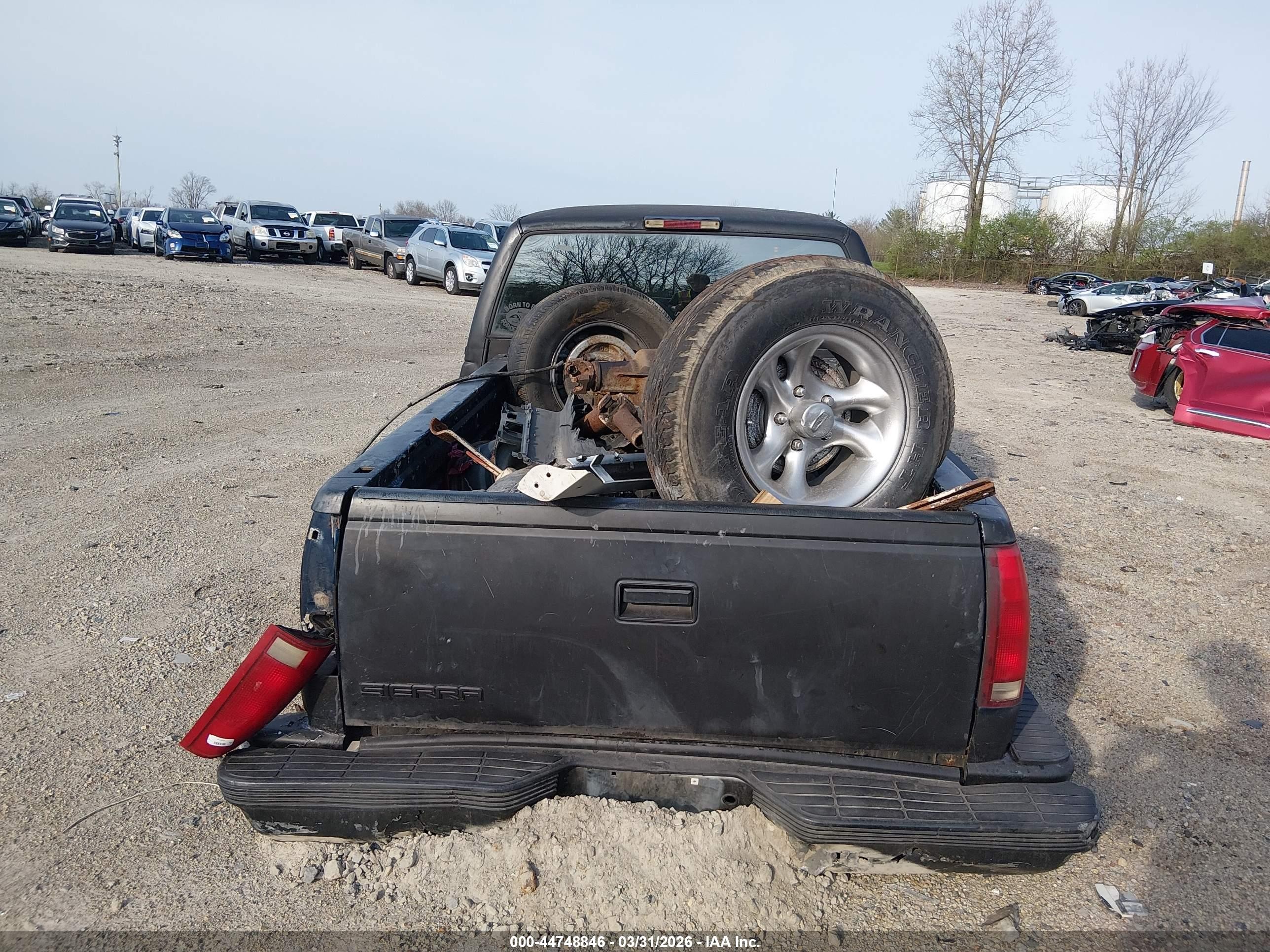 1994 Gmc Sierra C1500 Black vin: 2GTEC19K7R1513920