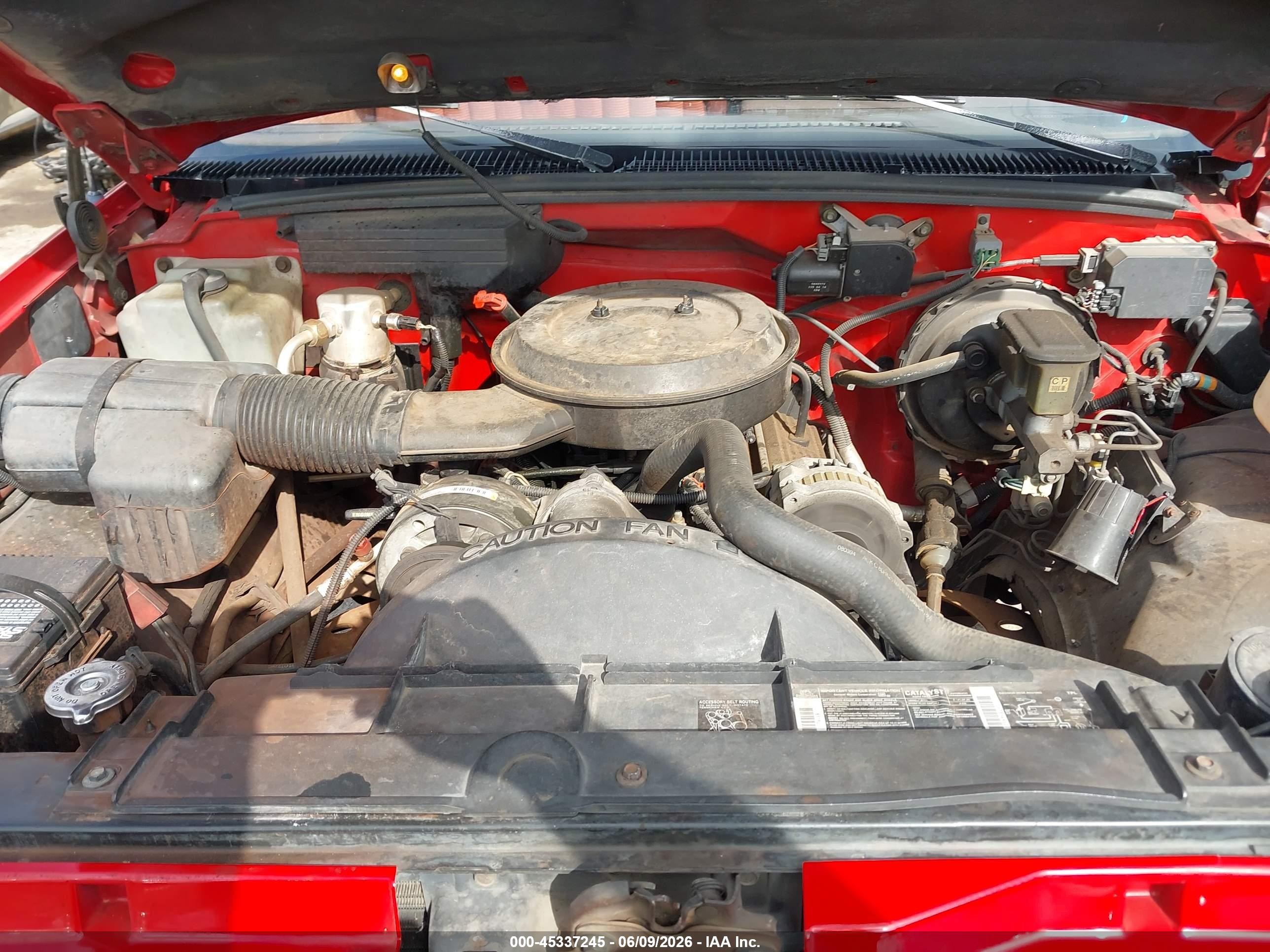 1994 Gmc Sierra C1500 Red vin: 2GTEC19K7R1585698