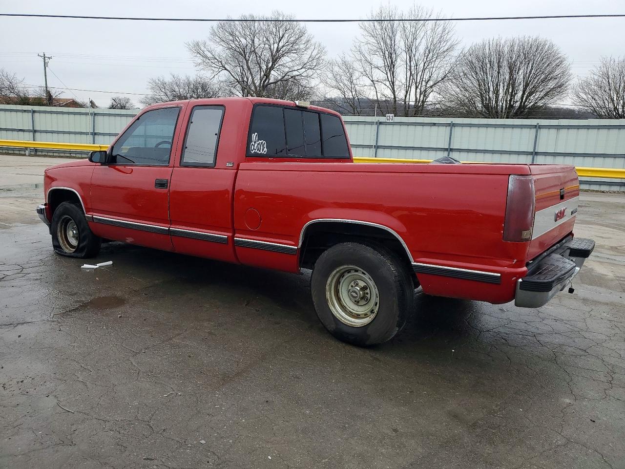 1989 Gmc Sierra C1500 Red vin: 2GTEC19K8K1551520