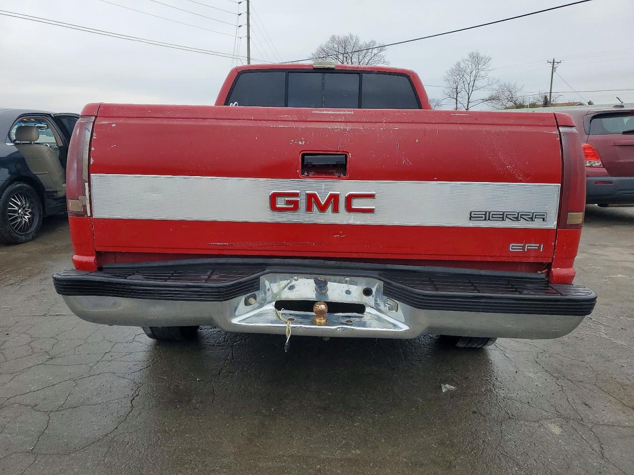 1989 Gmc Sierra C1500 Red vin: 2GTEC19K8K1551520