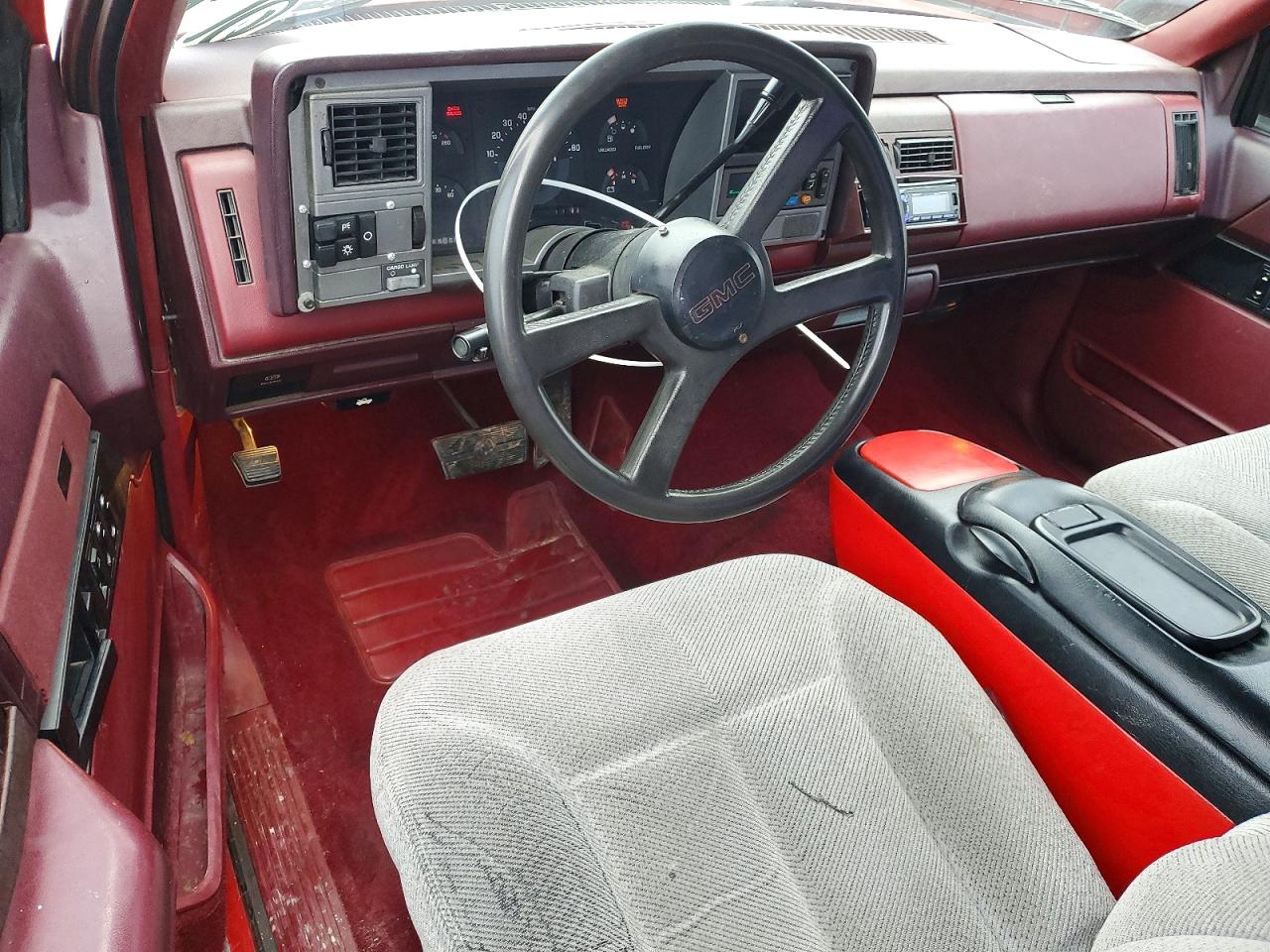 1989 Gmc Sierra C1500 Red vin: 2GTEC19K8K1551520