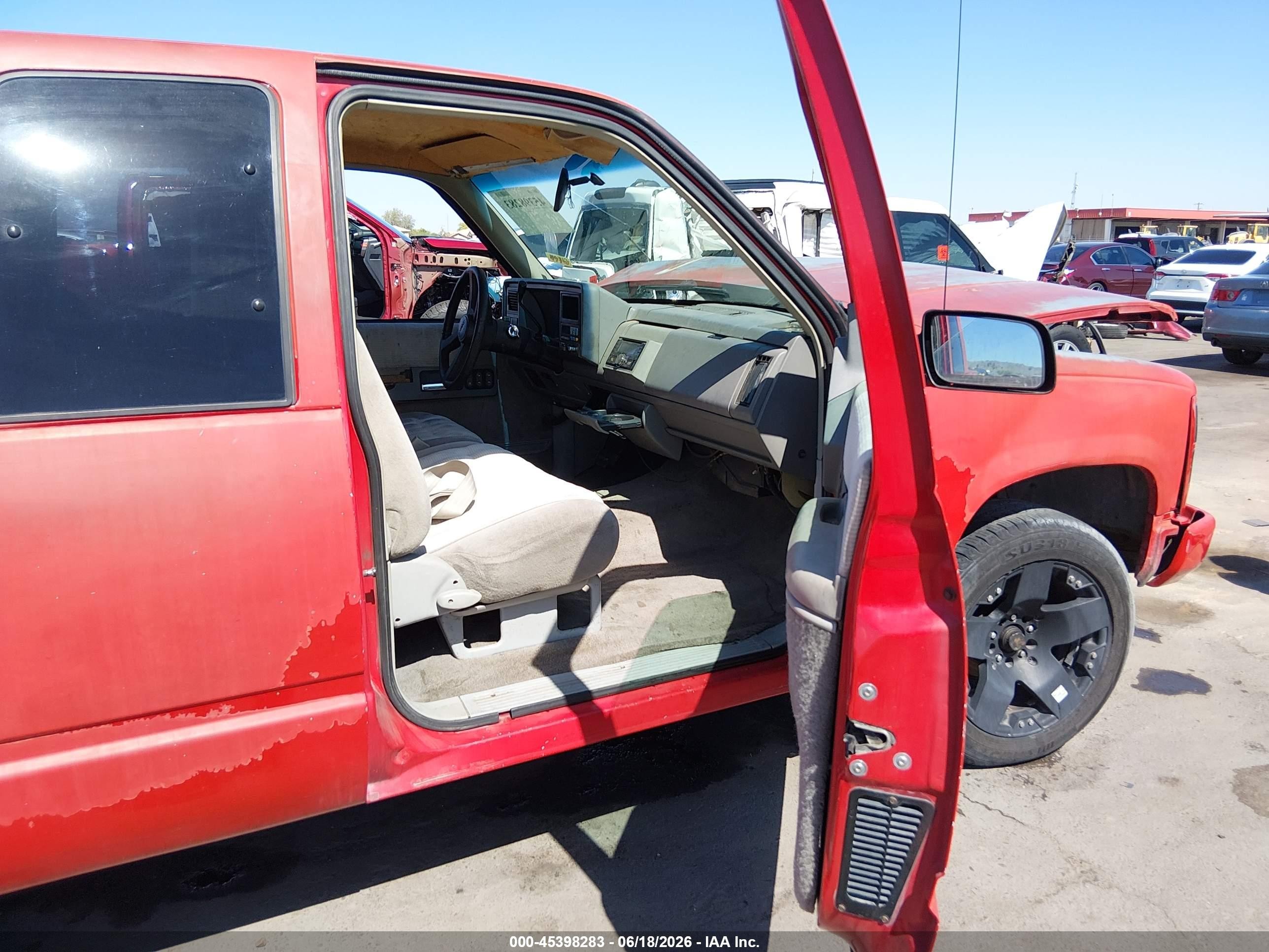 1994 Gmc Sierra C1500 Красный vin: 2GTEC19K9R1530525