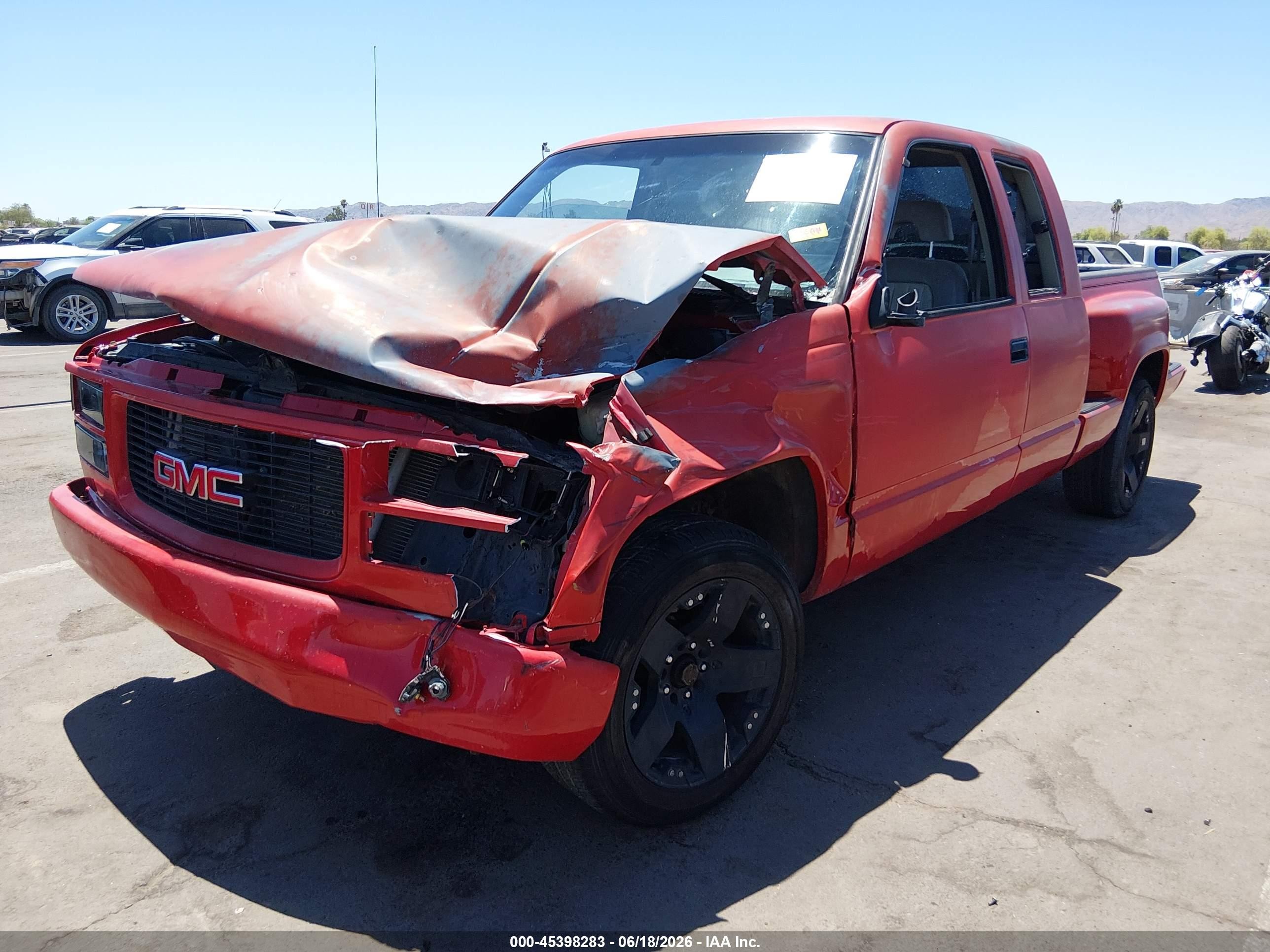 1994 Gmc Sierra C1500 Красный vin: 2GTEC19K9R1530525