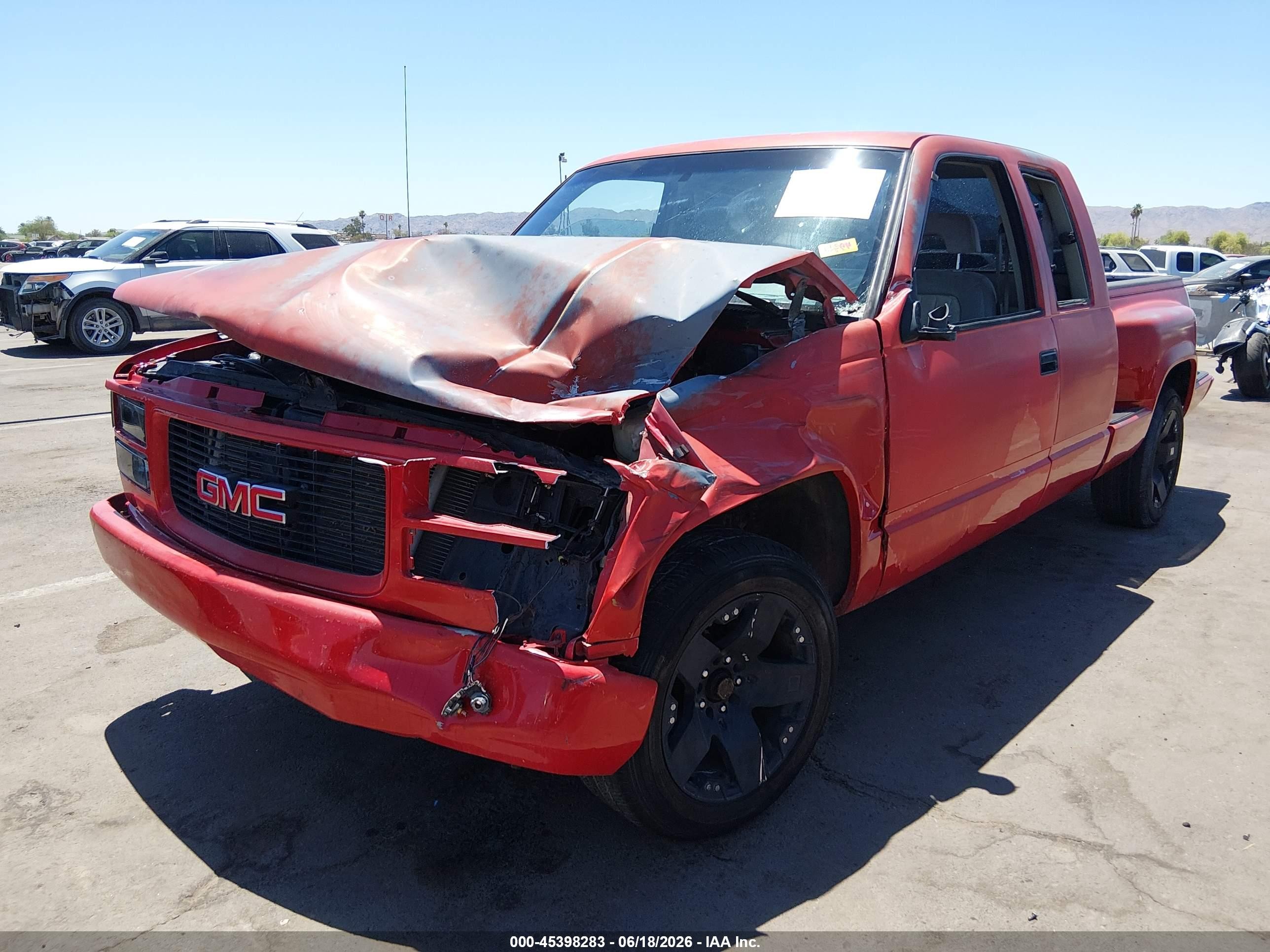 1994 Gmc Sierra C1500 Красный vin: 2GTEC19K9R1530525