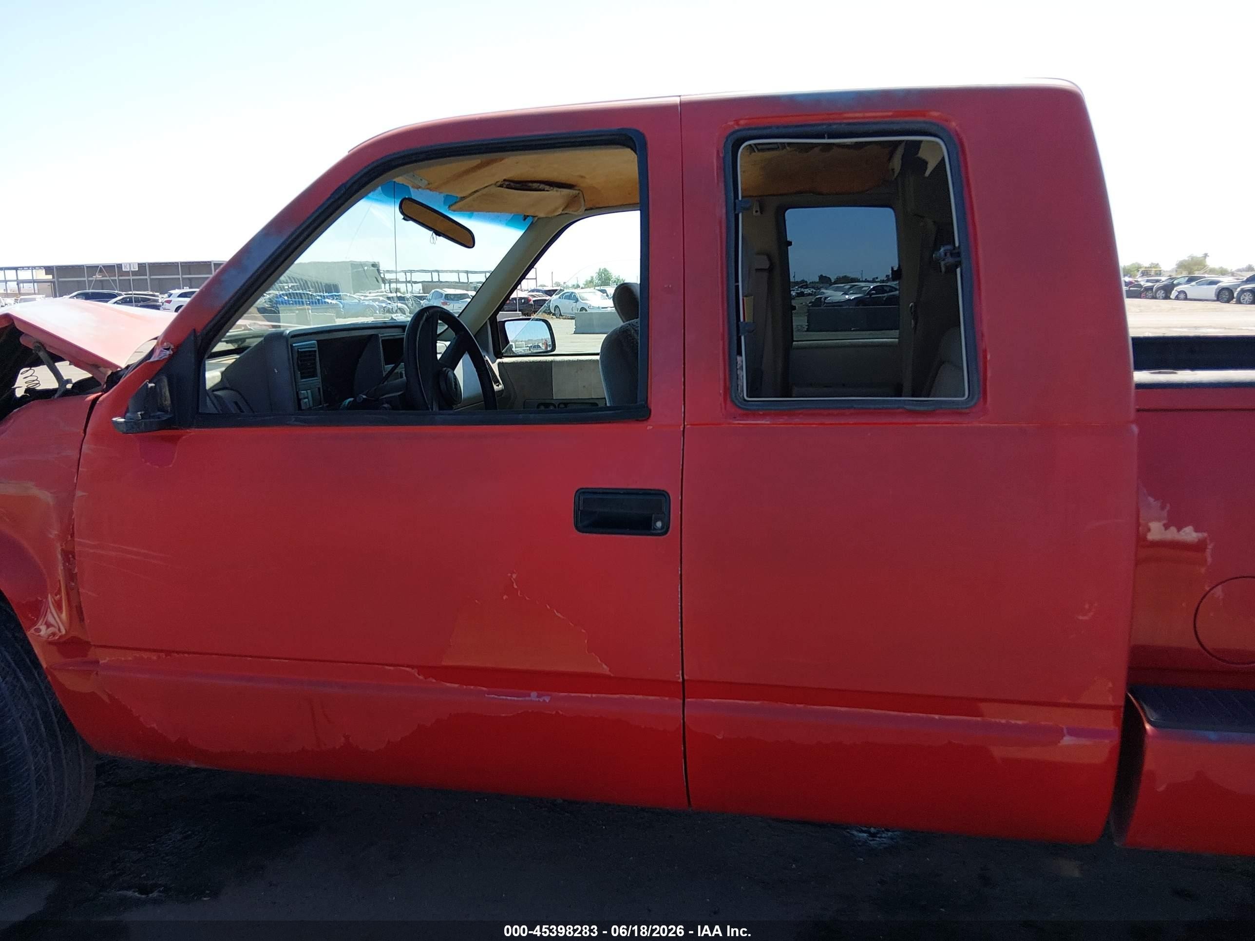 1994 Gmc Sierra C1500 Красный vin: 2GTEC19K9R1530525