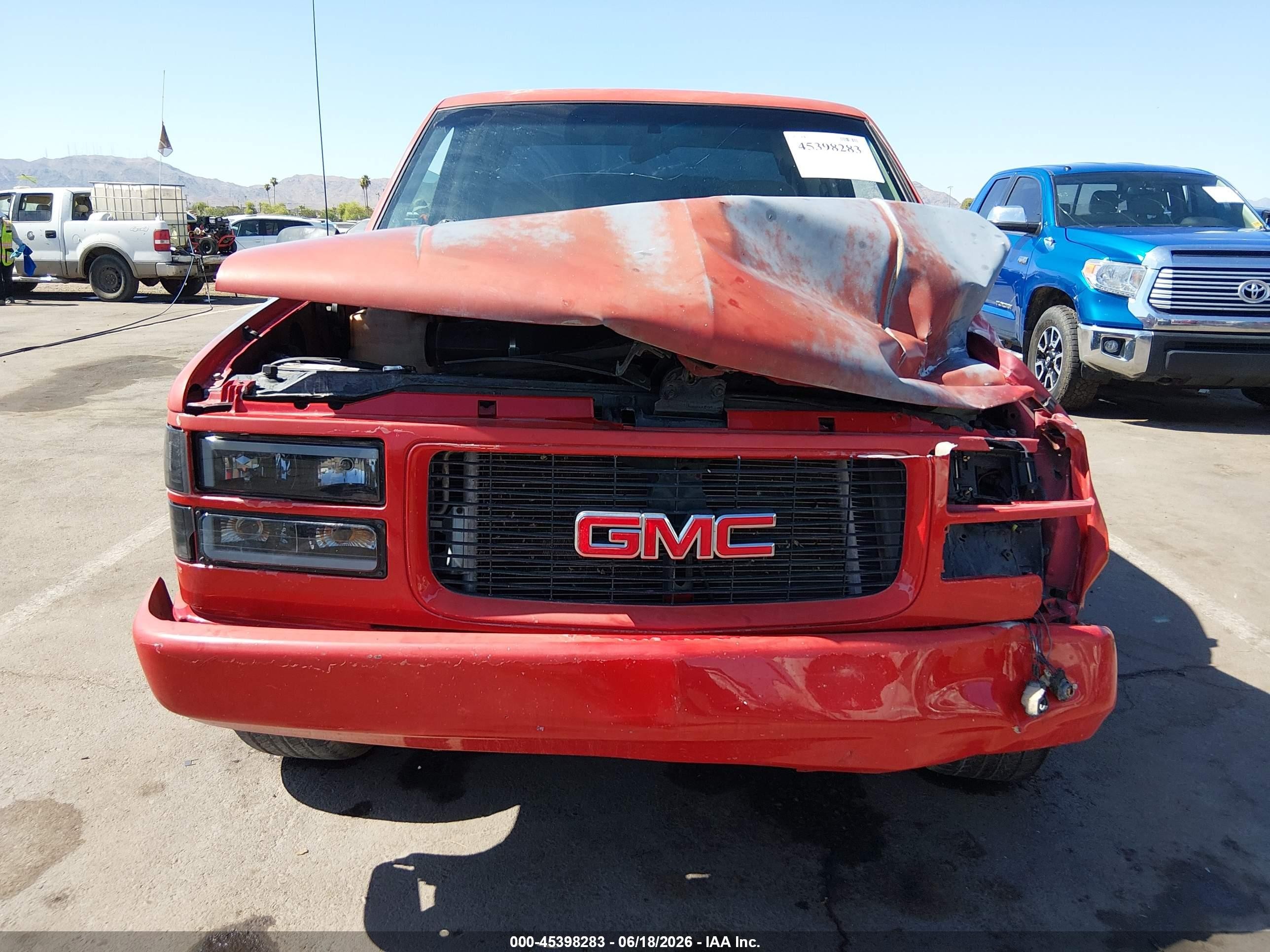 1994 Gmc Sierra C1500 Красный vin: 2GTEC19K9R1530525