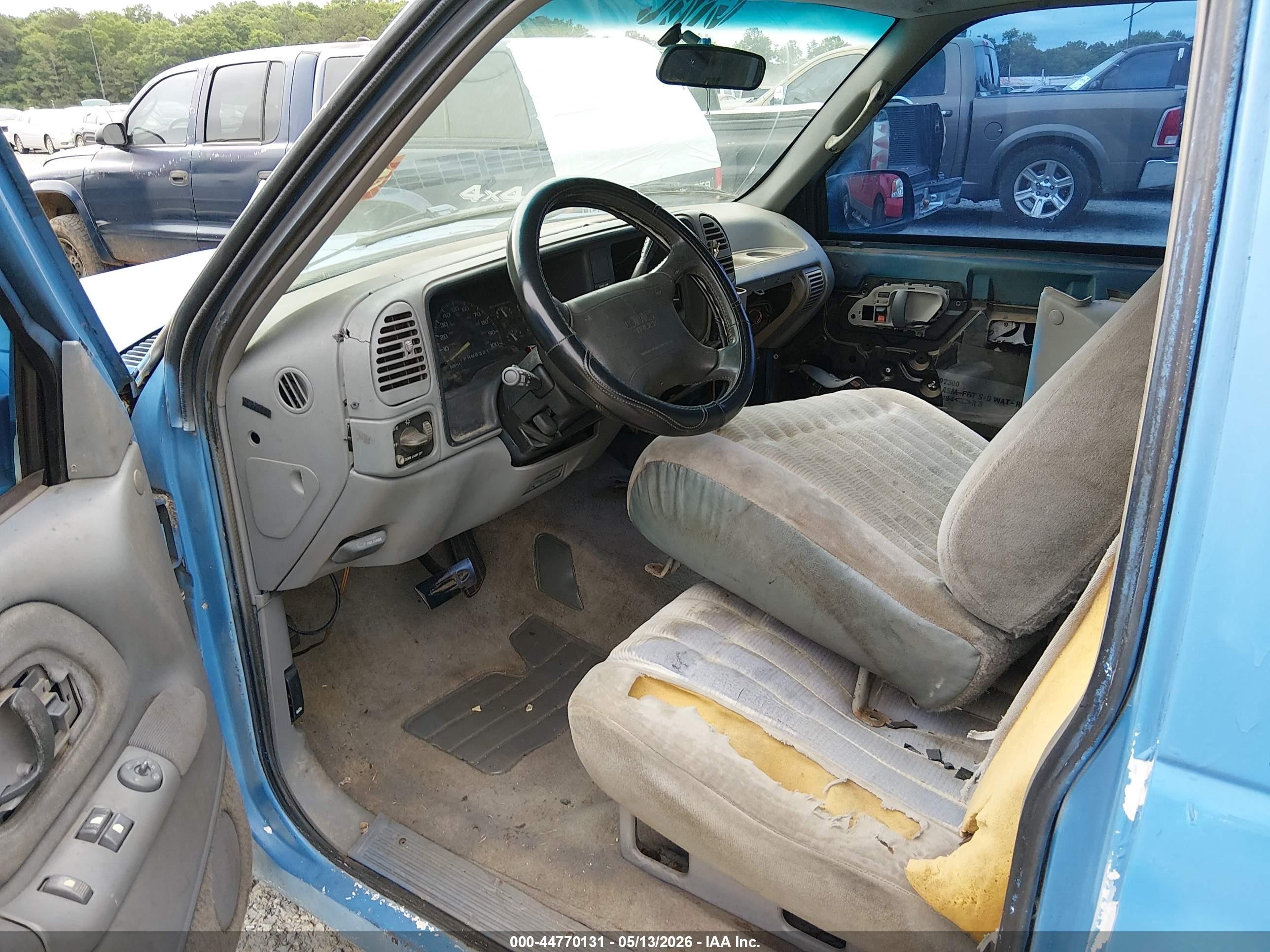 1995 Gmc Sierra C1500 Blue vin: 2GTEC19KXS1502299